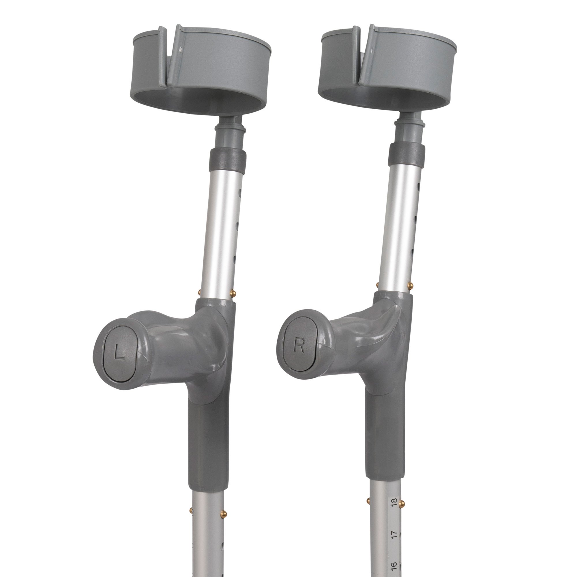 dunimed comfort elbow crutches side view