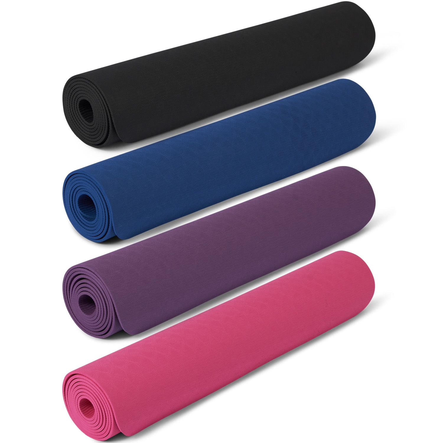 home gym equipment yoga mat different colors