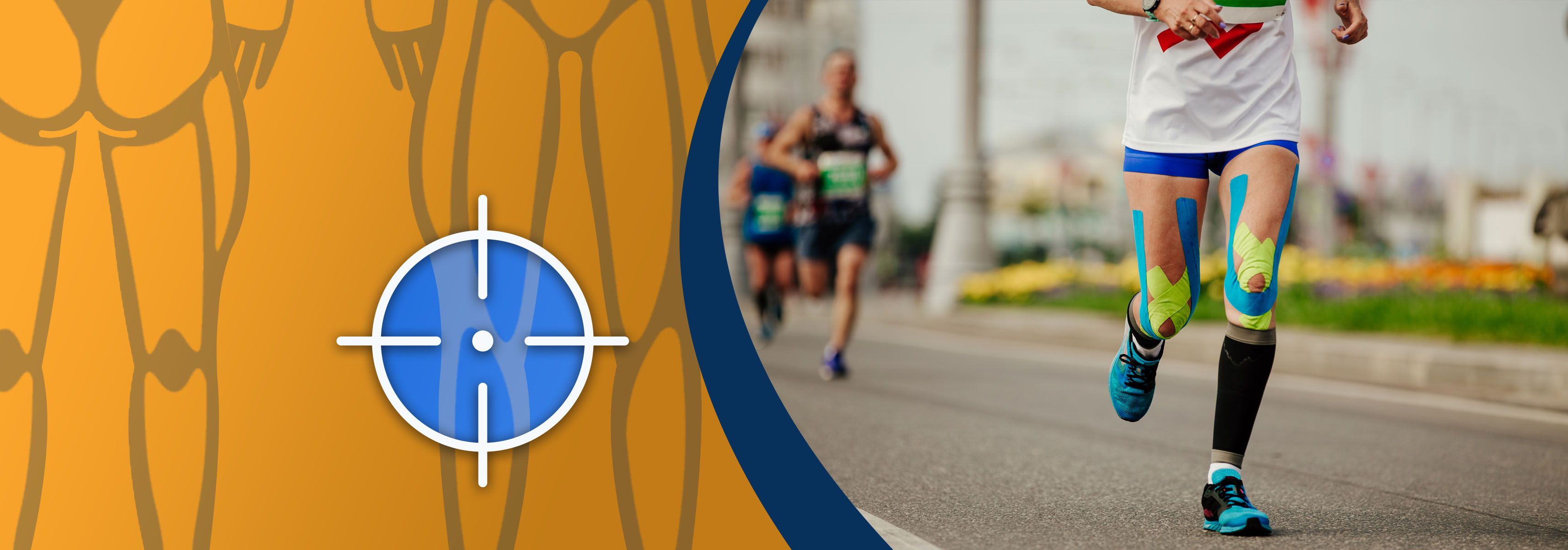 Wie tapet man ein Knie