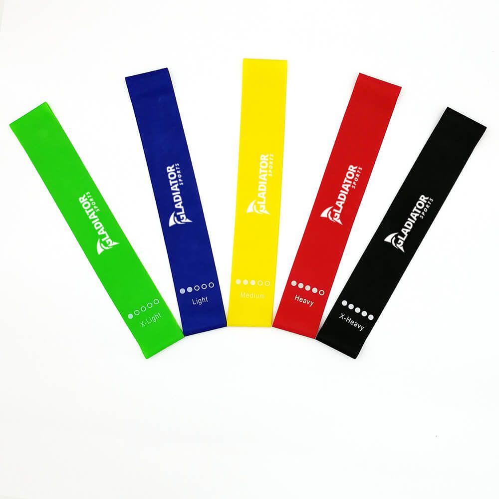 Gladiator Sports Resistance Bands laid out