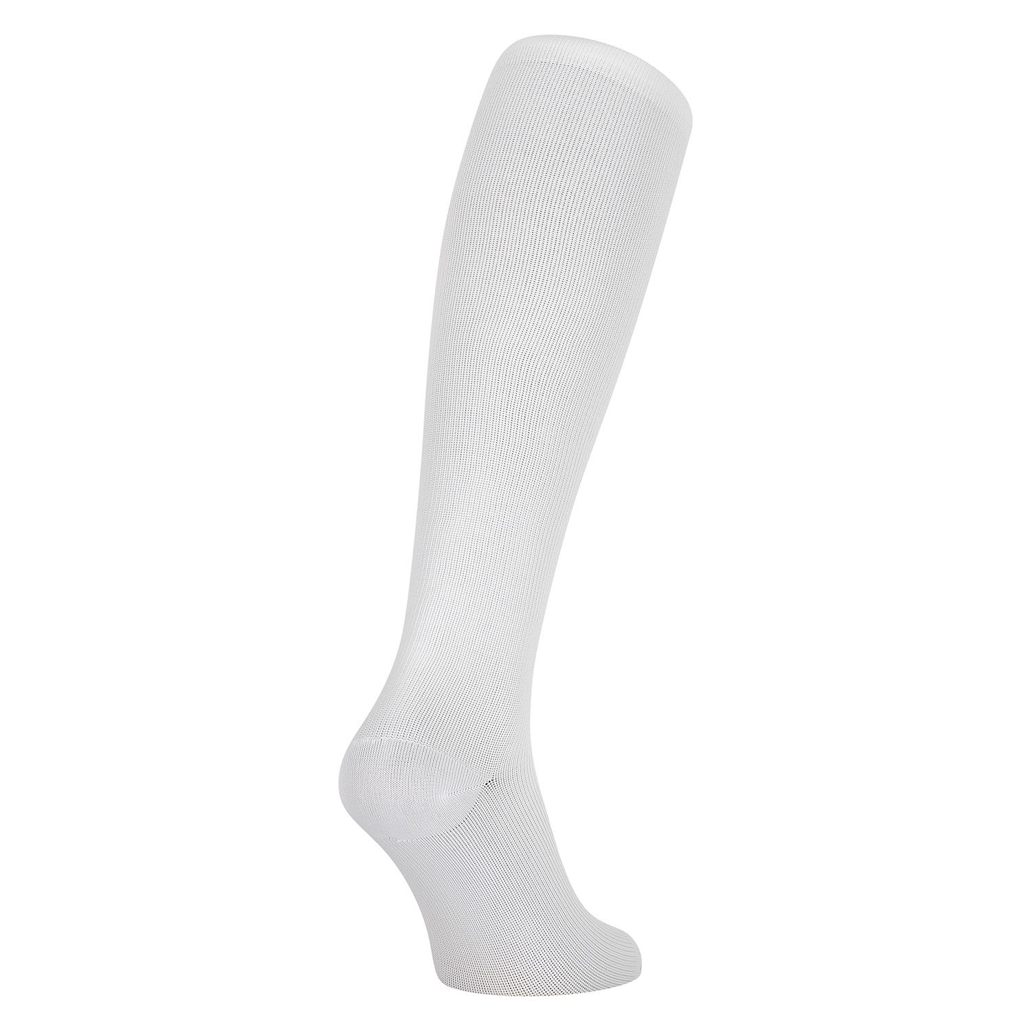 Back view of the Support Stockings / Travel Stockings - Closed Toe - White