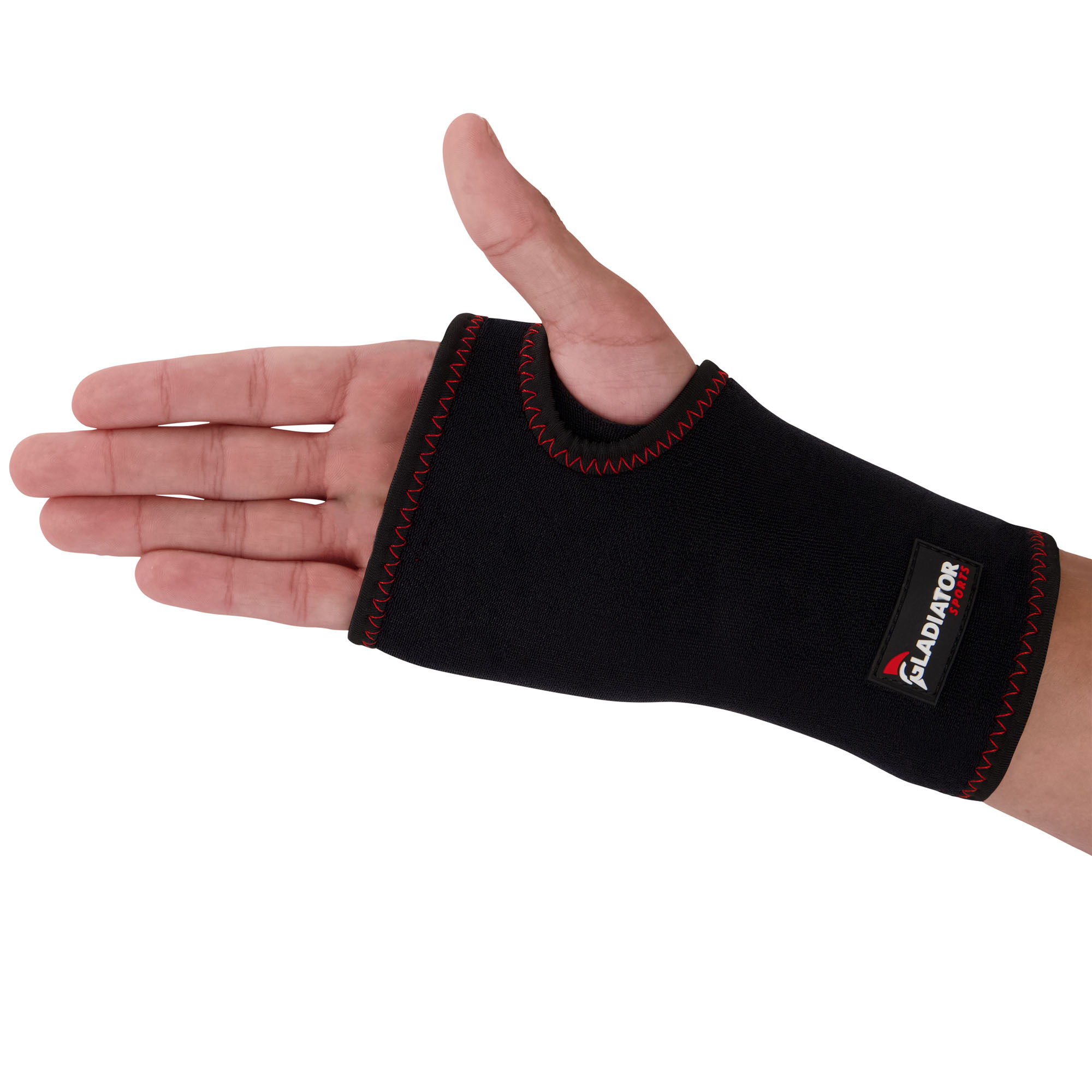 gladiator sports carpal tunnel syndrome wrist support wrapped