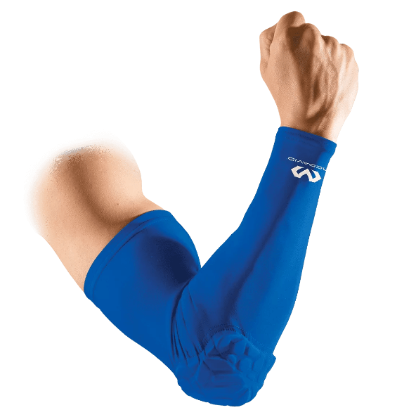 McDavid 6500 HexPad Power Shooter Arm Sleeve in the colour blue