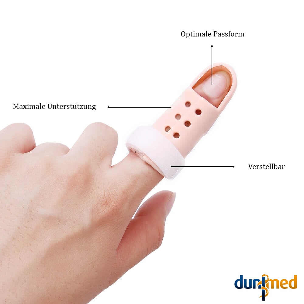 Dunimed Mallet Fingerschiene tragen