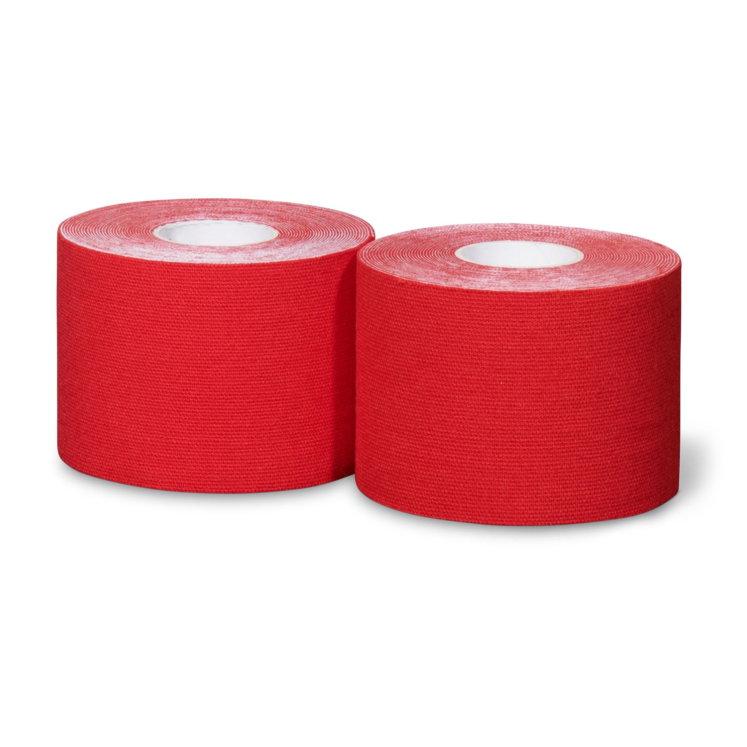 Two rolls in red of the Gladiator sports kinesiology tape