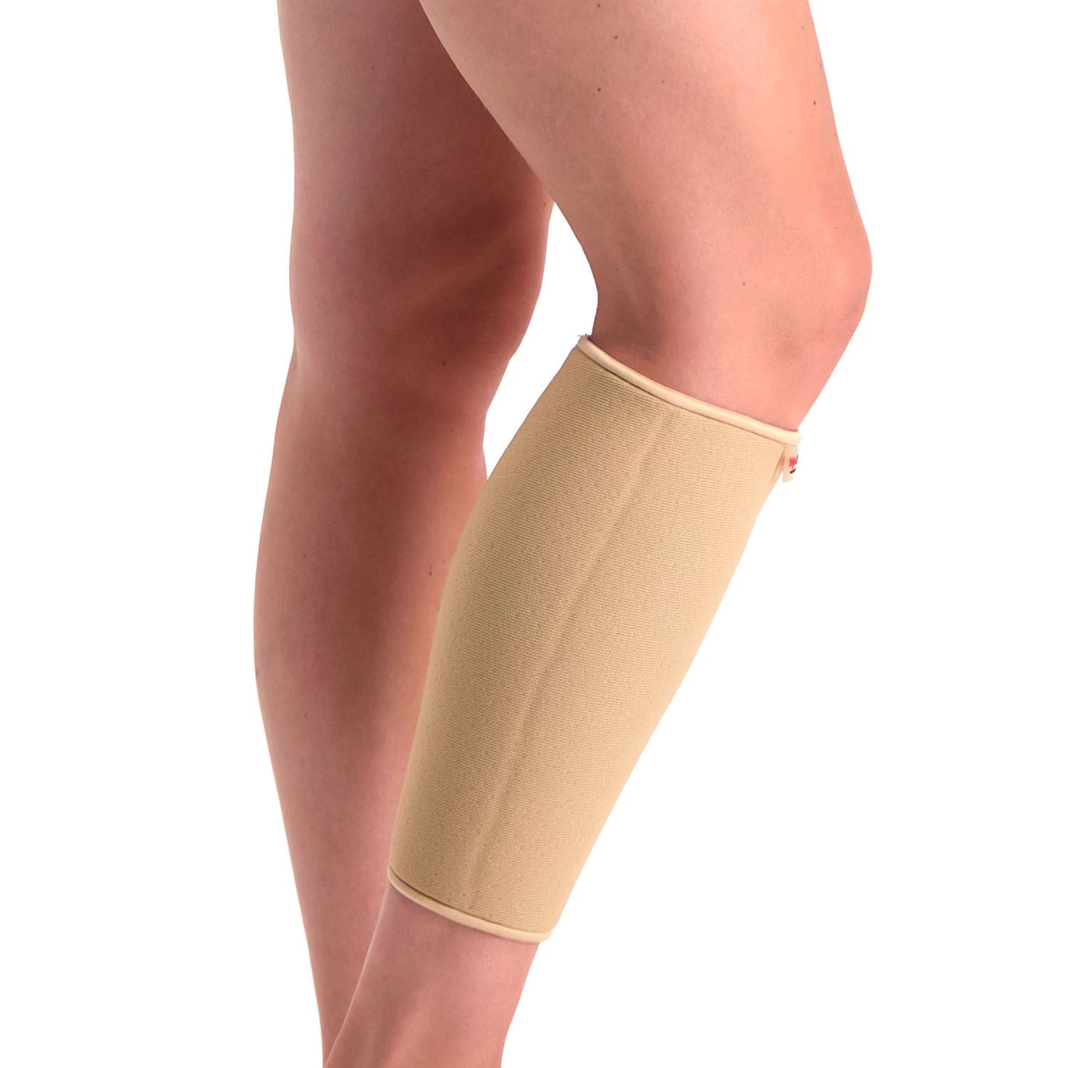 super ortho calf support beige side view