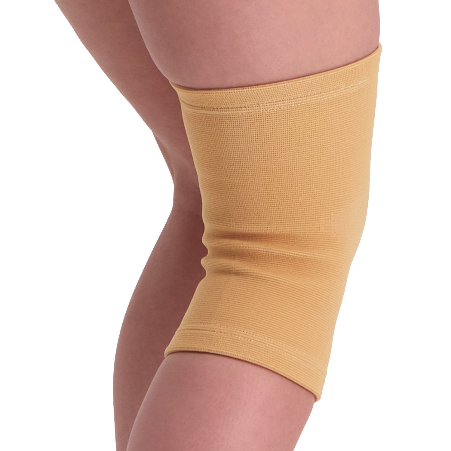 Back side view of the Dunimed Knee Sleeve around the right knee