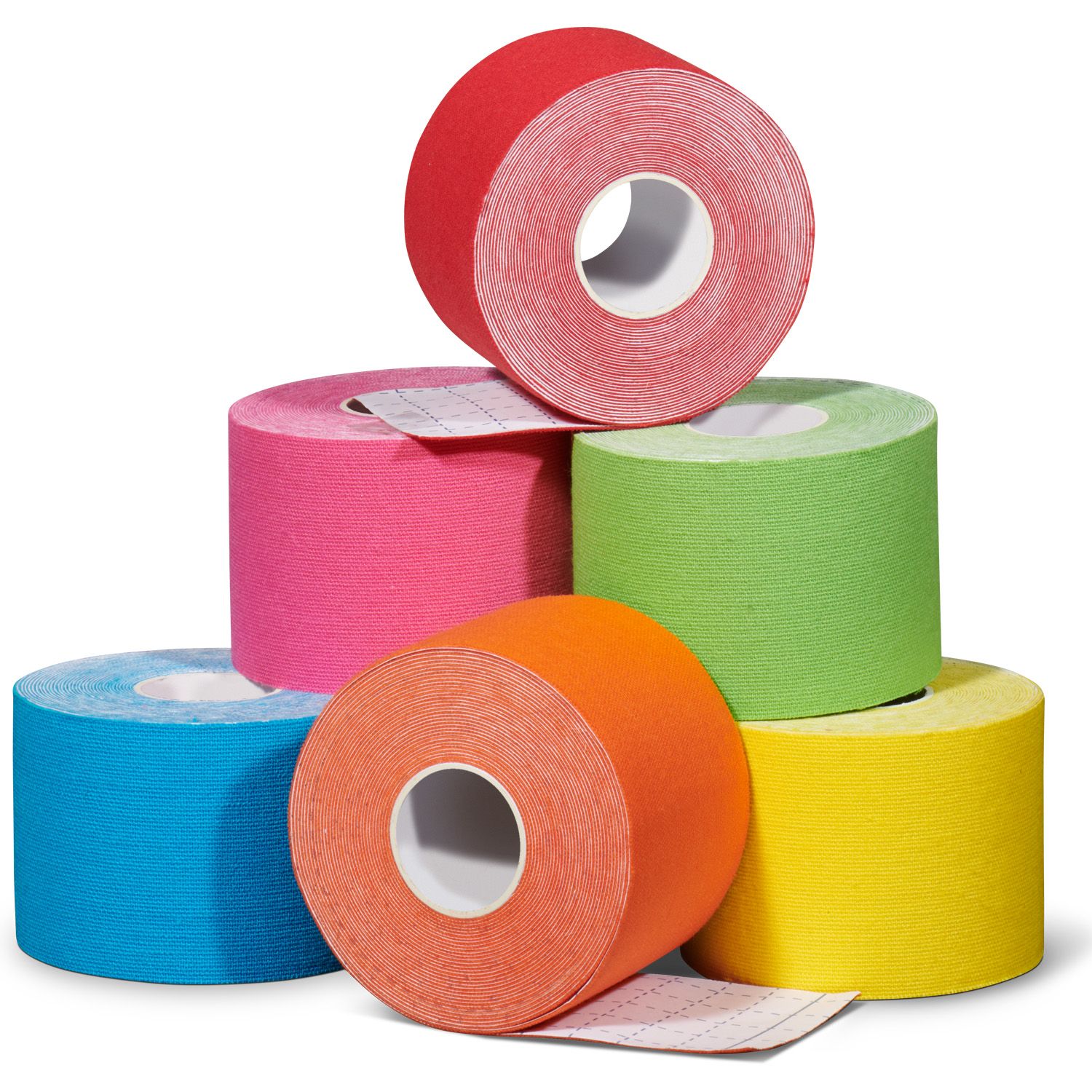 gladiator sports kinesiology tape six rolls together