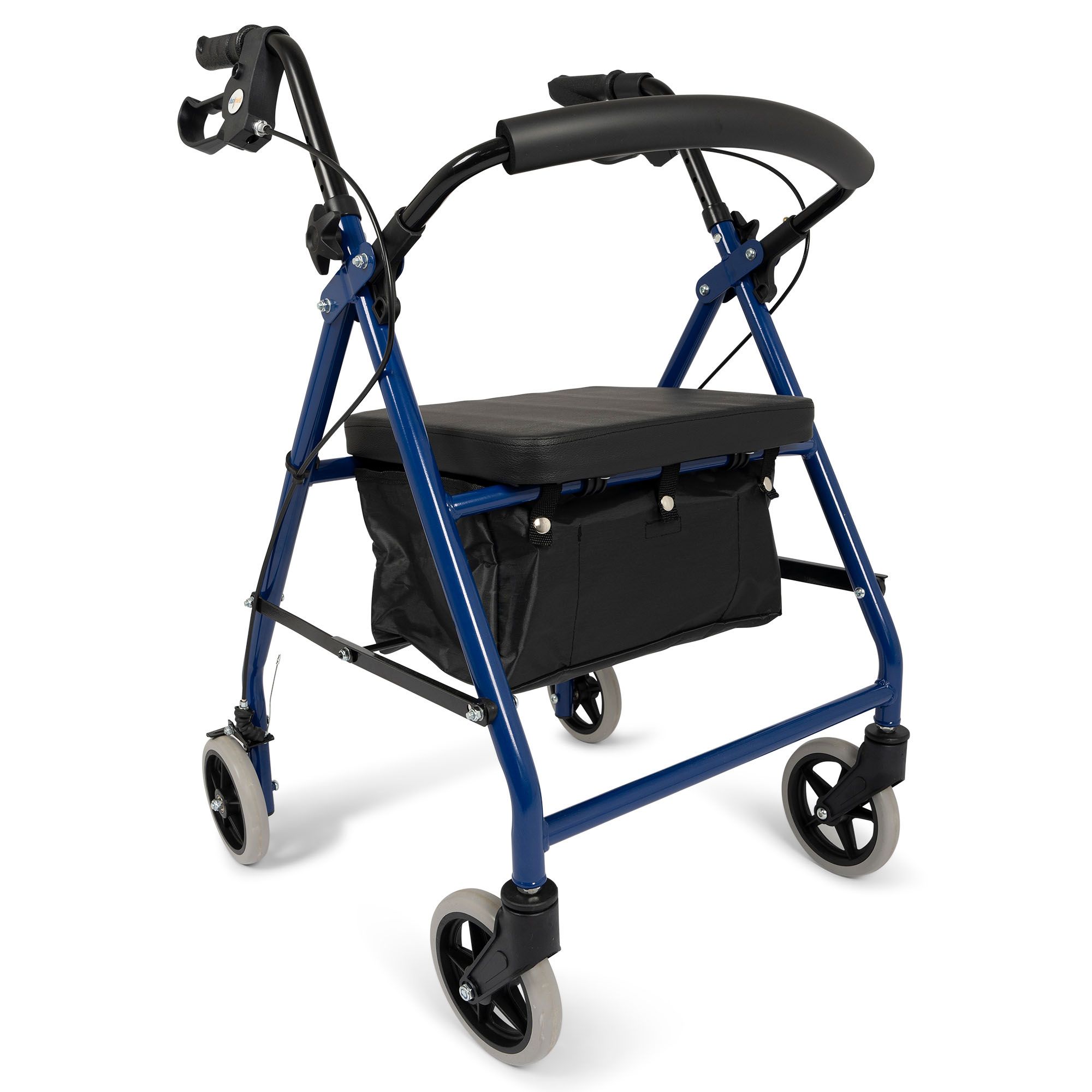 Dunimed Leichtgewicht Rollator (Zusammenklappbar) blau