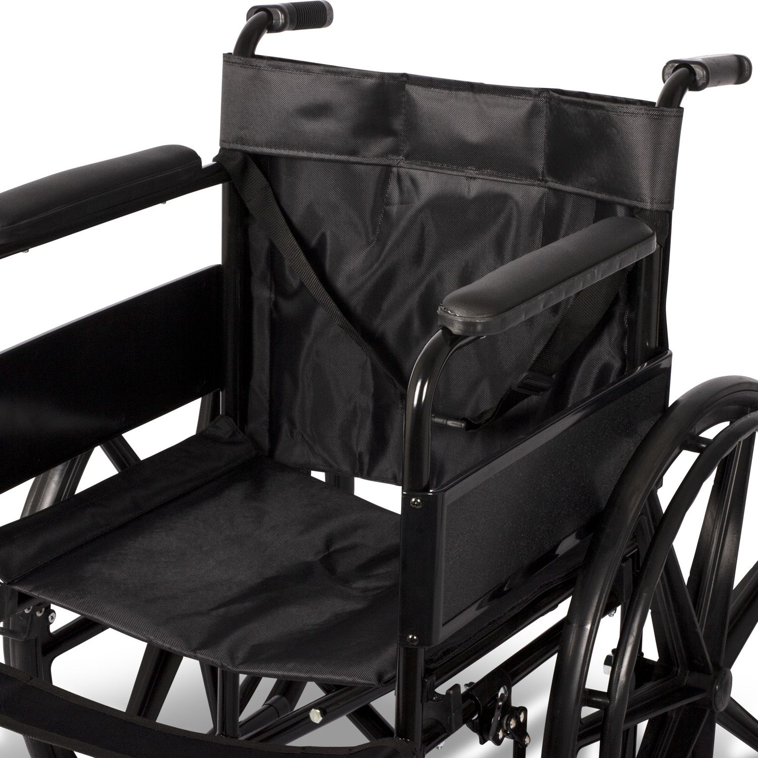 Dunimed Faltbarer leichter Rollstuhl Premium Plus rückenlehne