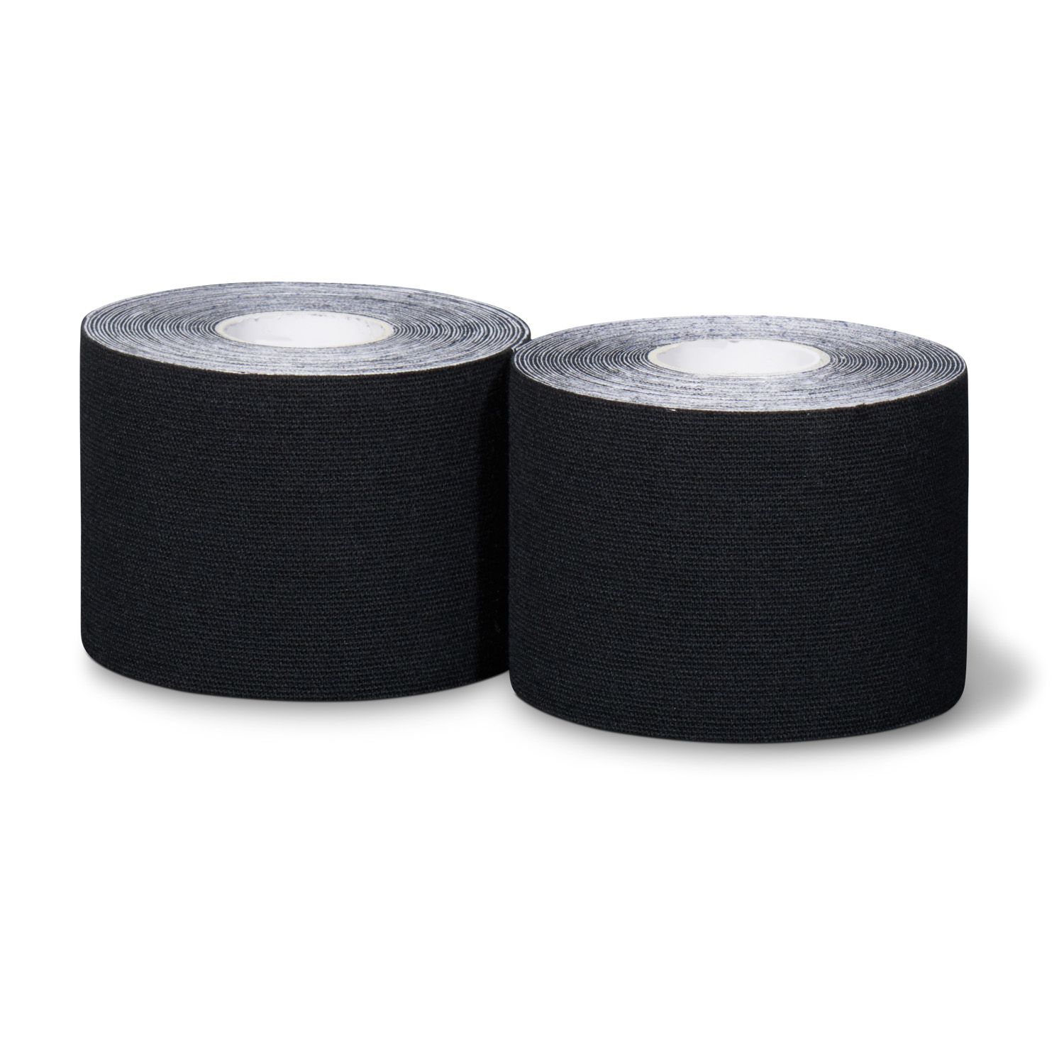 Two rolls in black of the Gladiator sports kinesiology tape