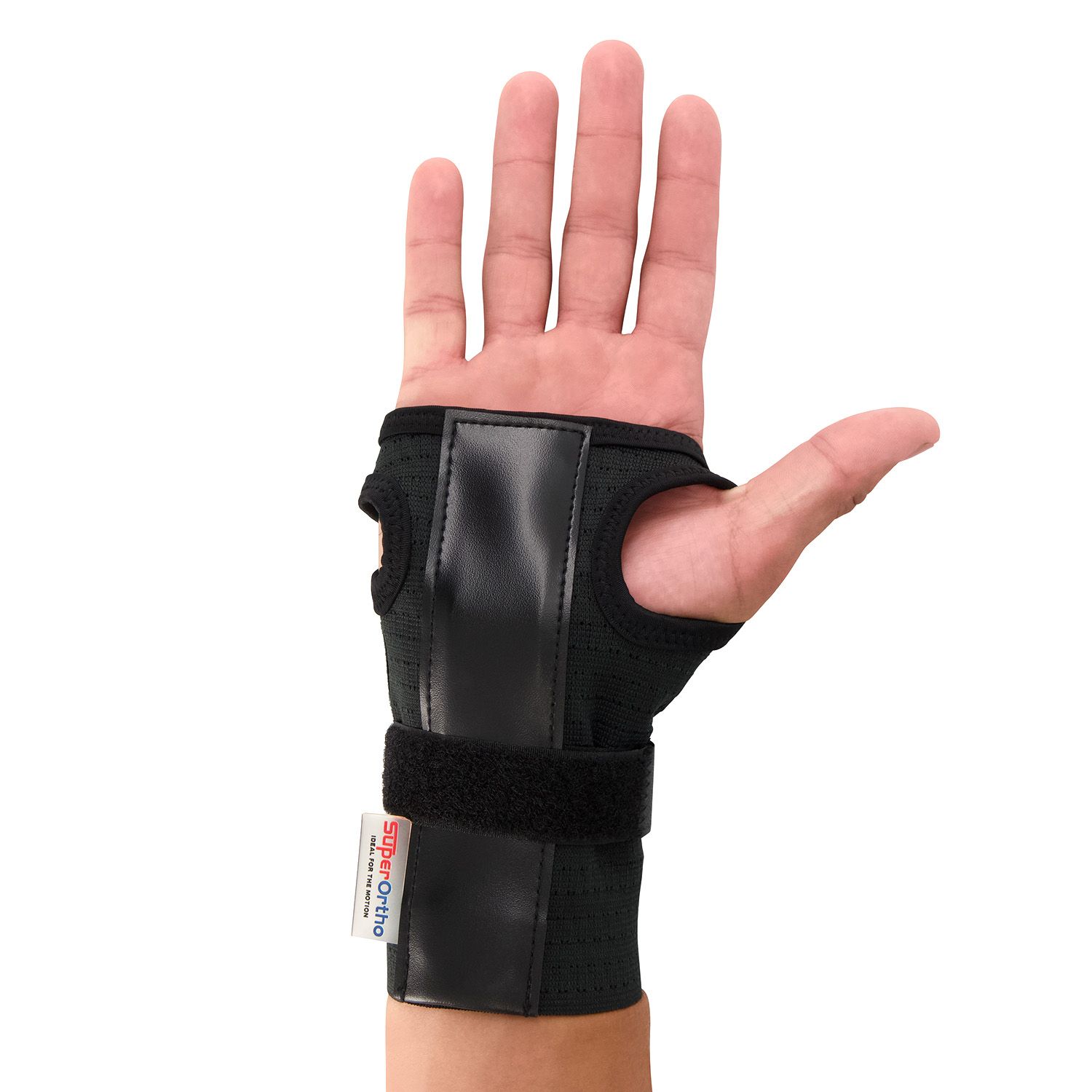 super ortho - carpal tunnel syndrome wrist support hand opened