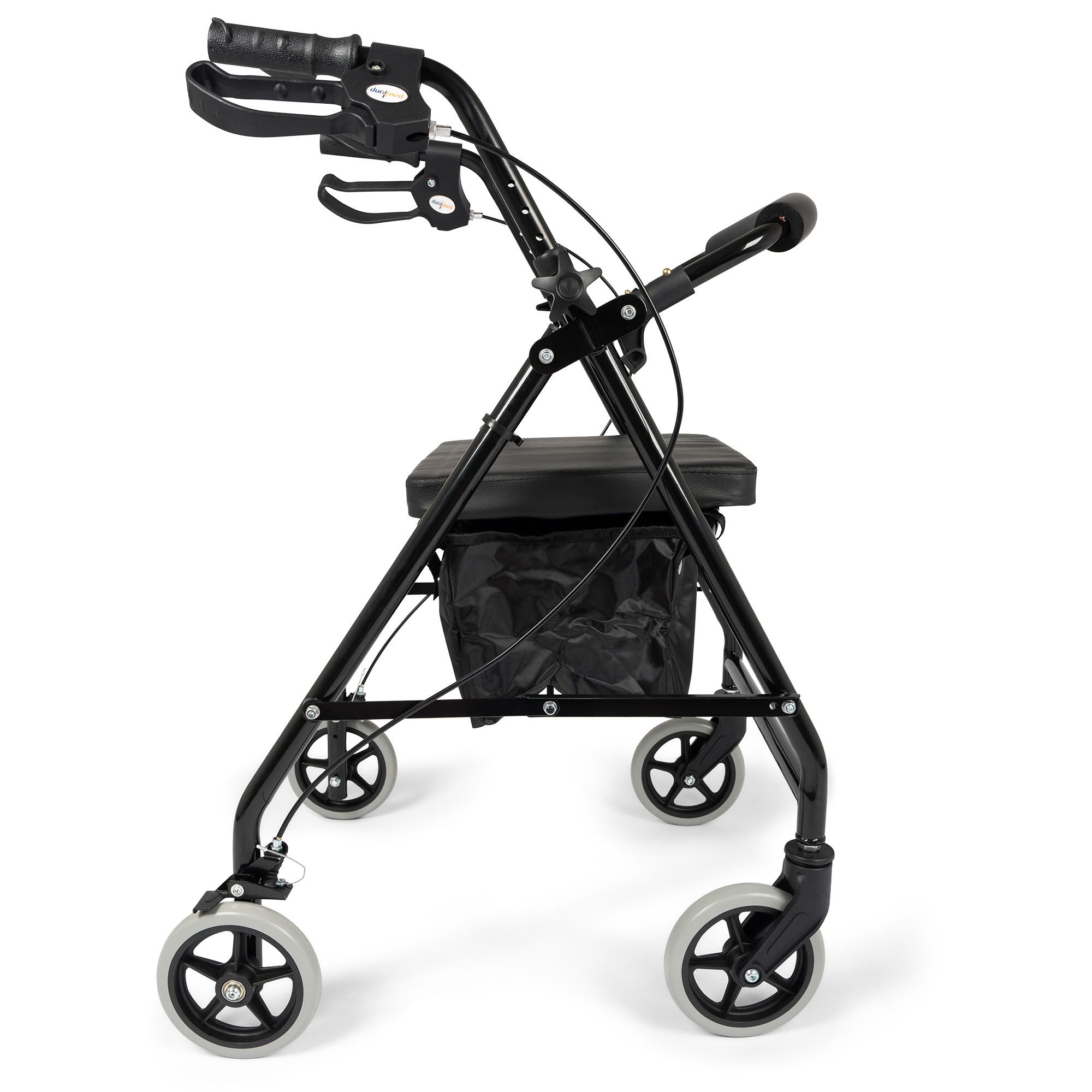 dunimed leichter rollator schwarz