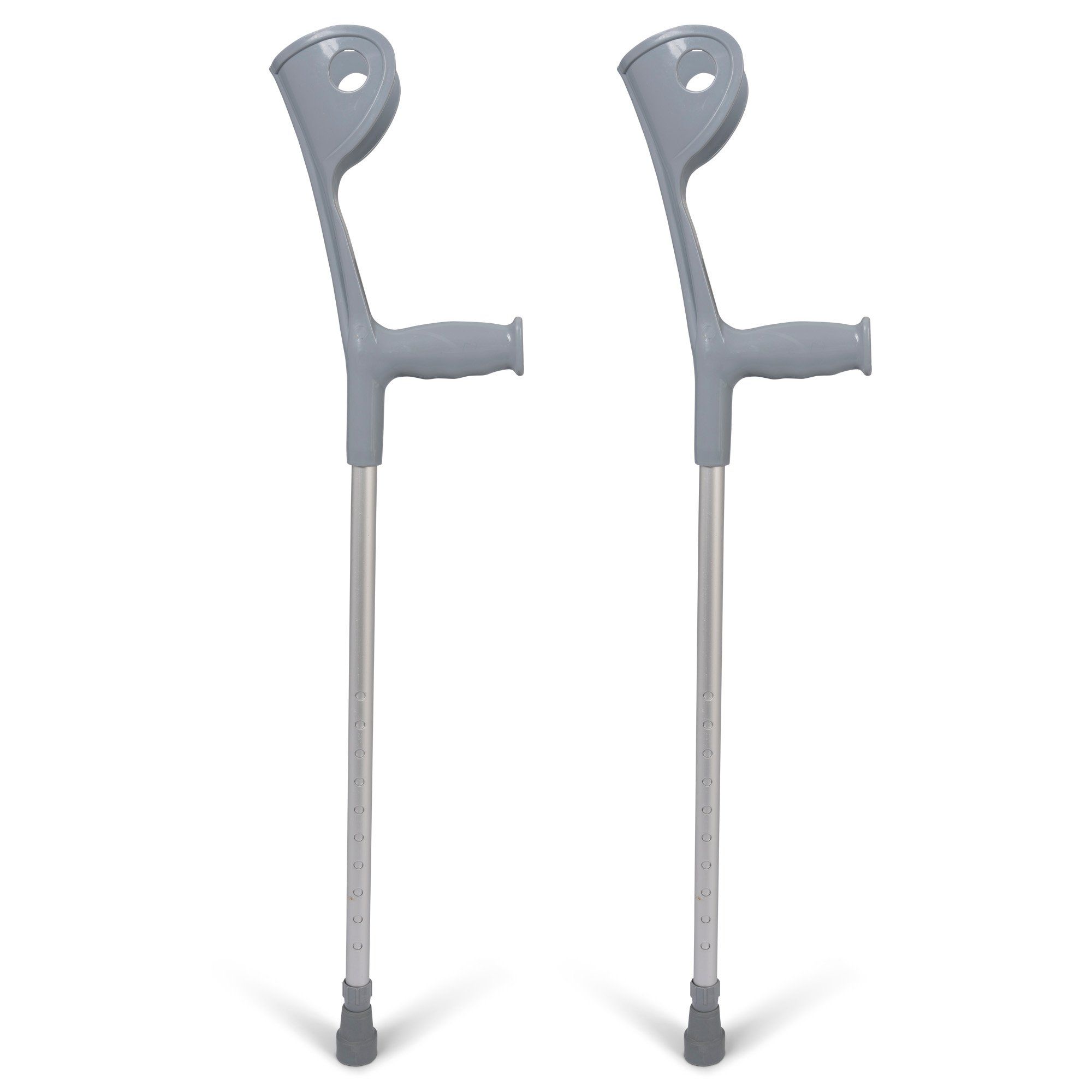 Side view of the Medidu premium elbow crutches per pair