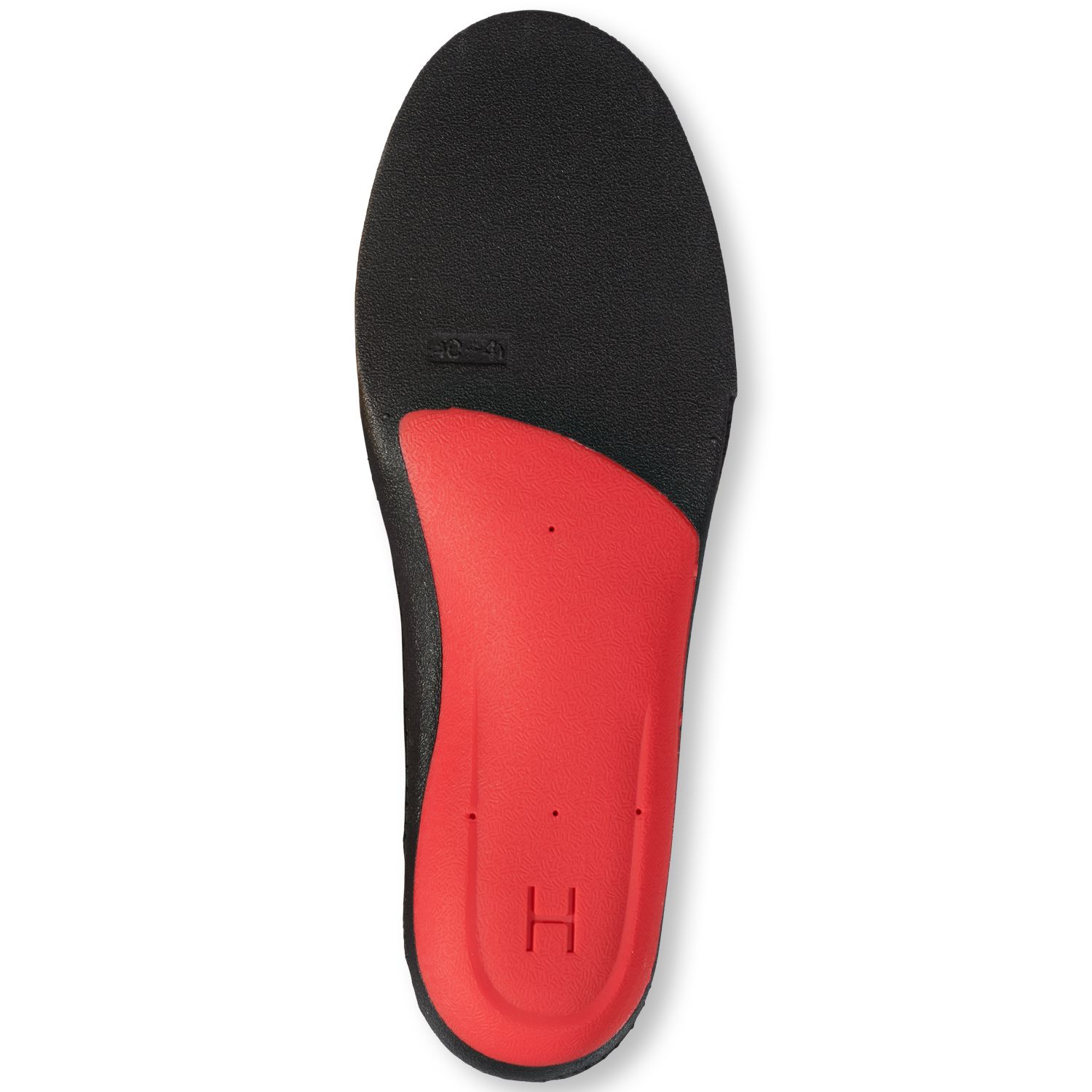 Bottom view of the Solelution High Arch Orthotics