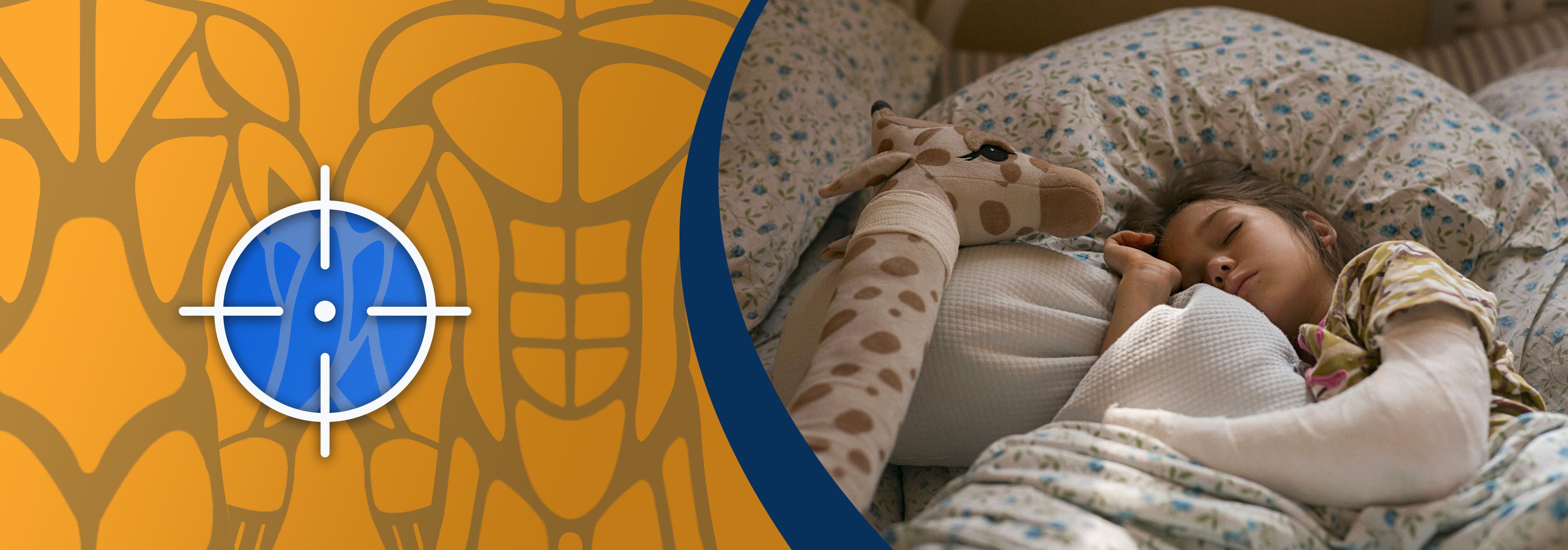 Sleeping with a broken arm