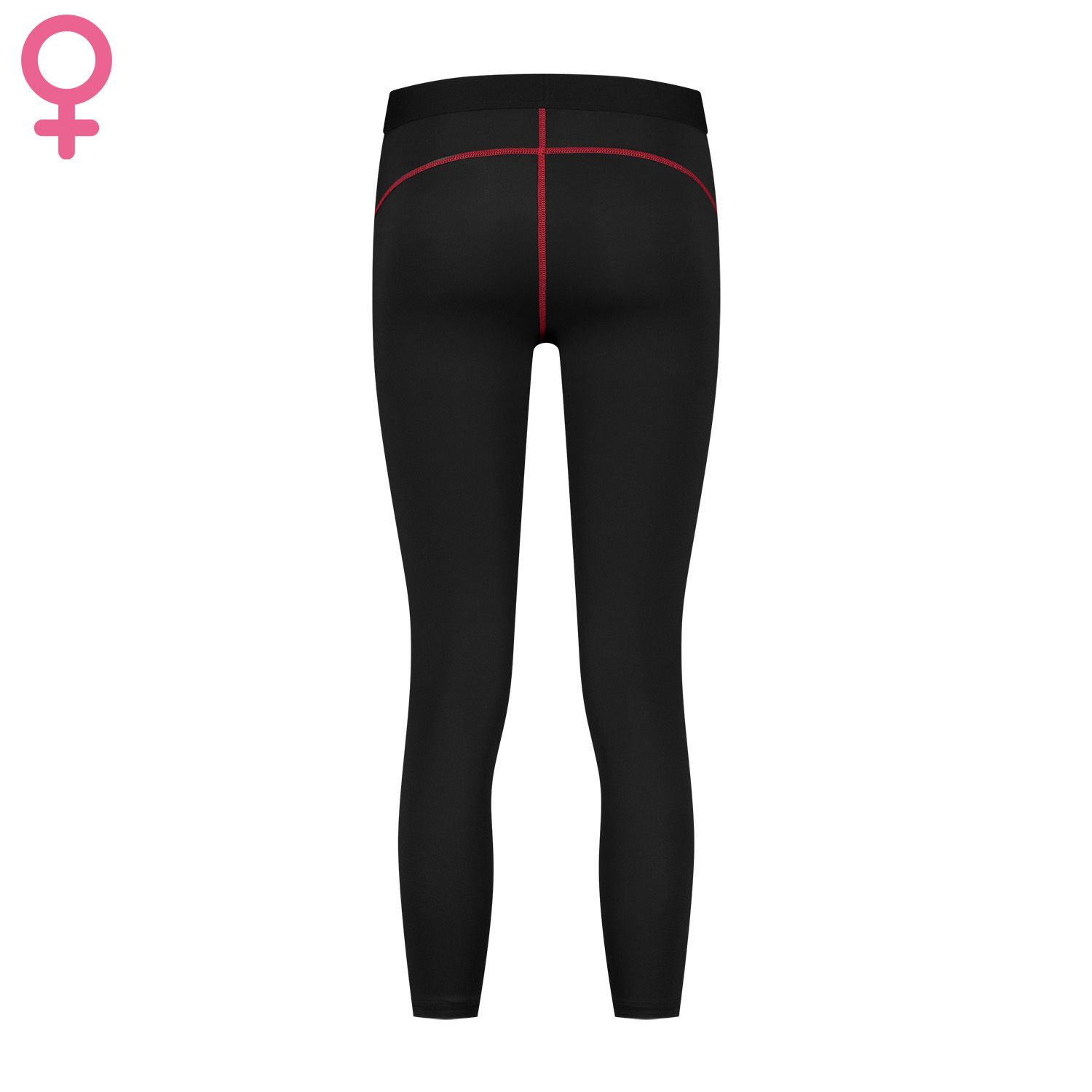 gladiator sports compression tights long woman back