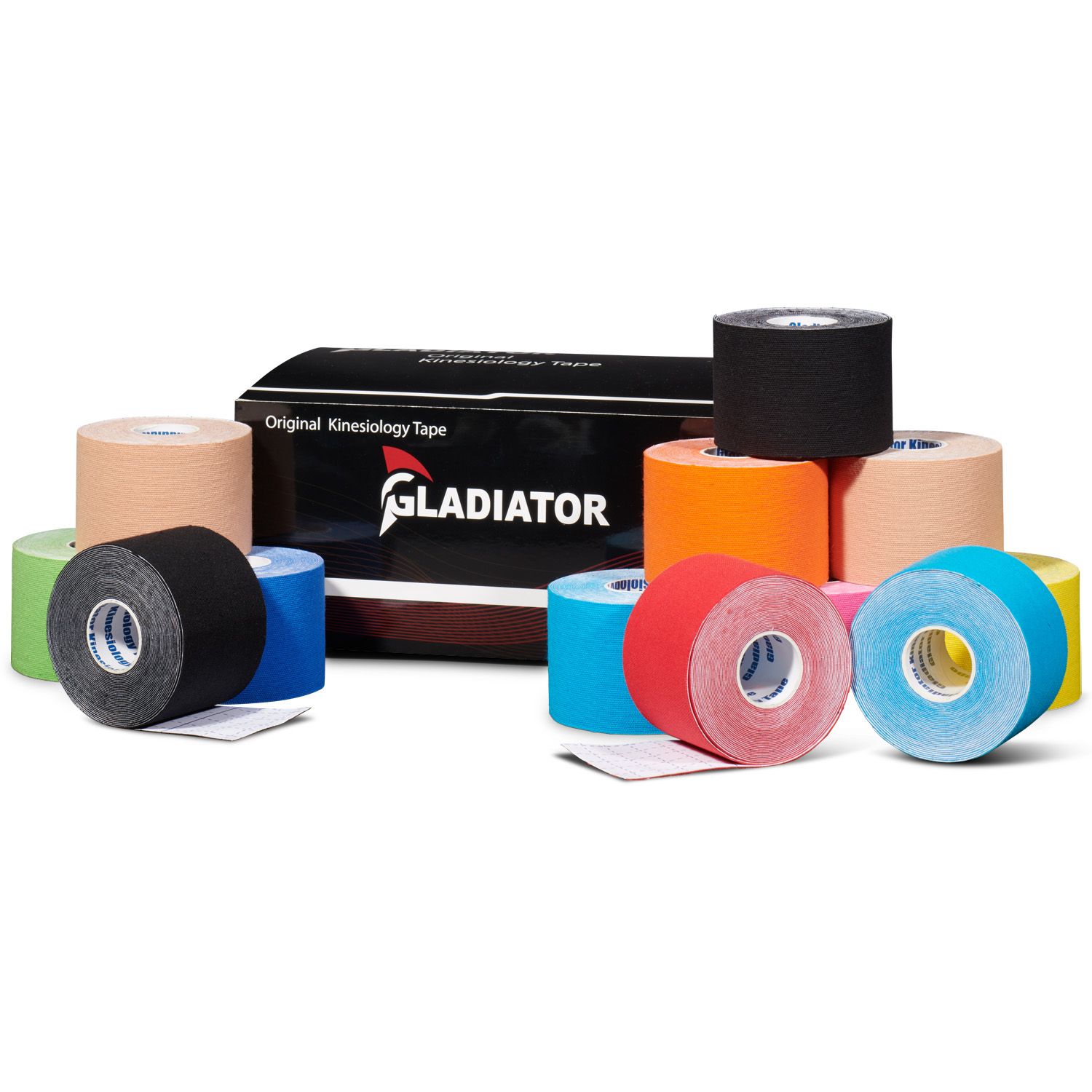 gladiator sports kinesiology tape twelve rolls for sale