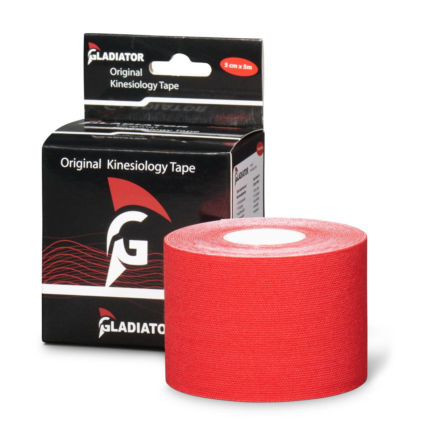 Gladiator Sports Kinesiotape pro rolle rot