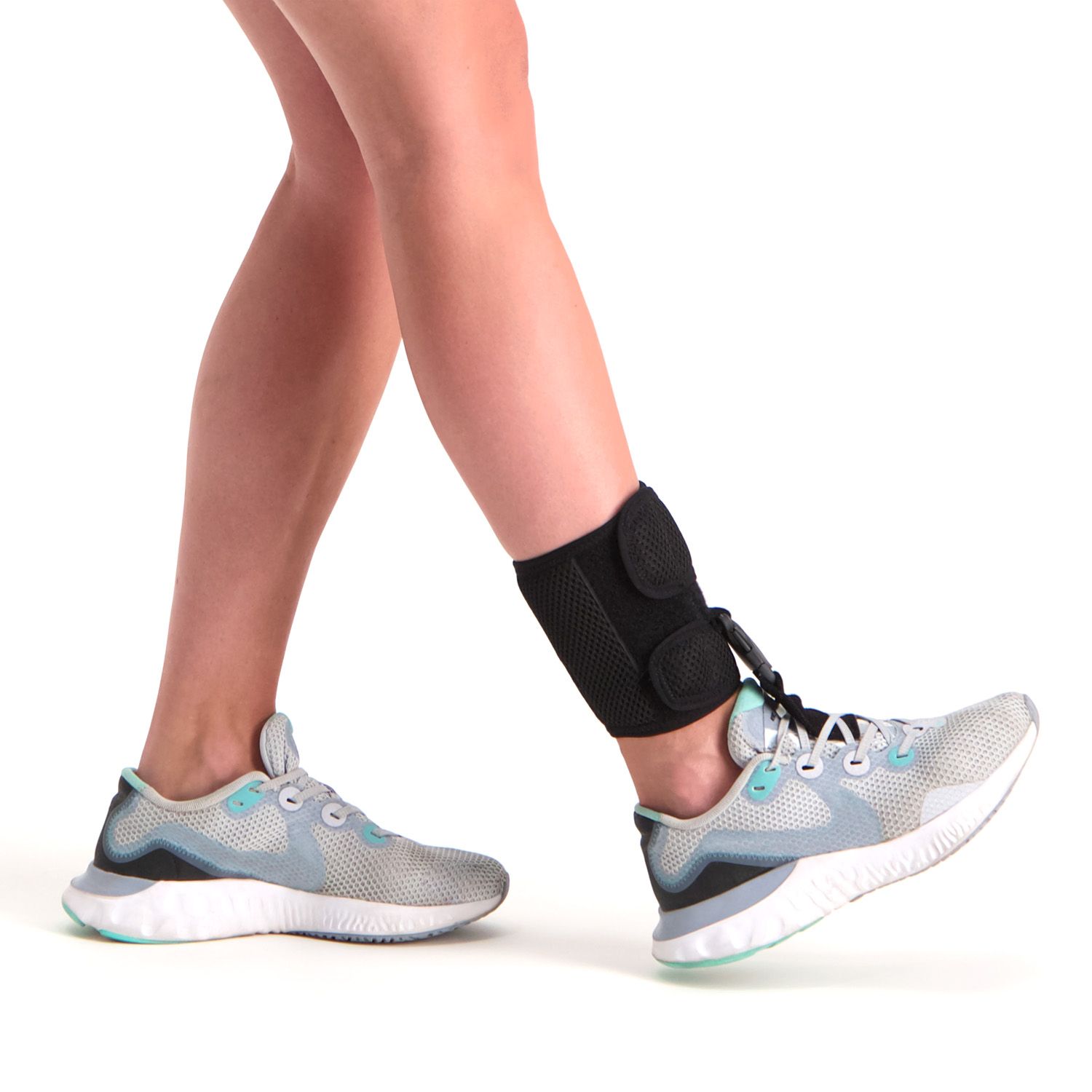 Novamed Foot up Fußheberorthese Seitenansicht laufend