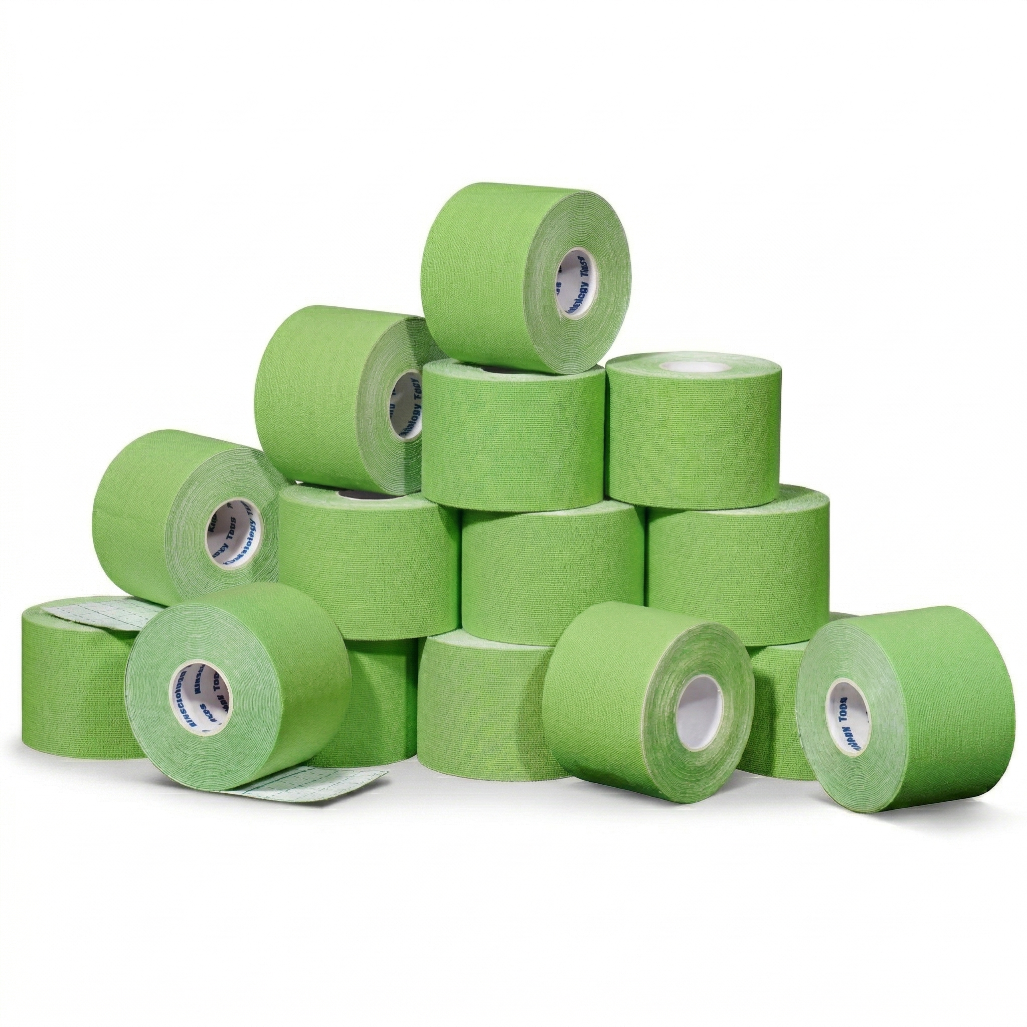 Kinesiology tape 12 rolls plus 3 rolls for free green