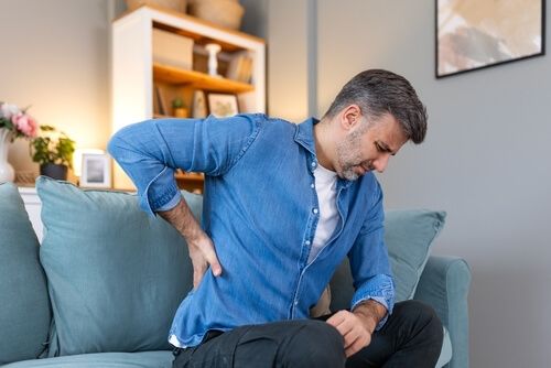 fracture in back