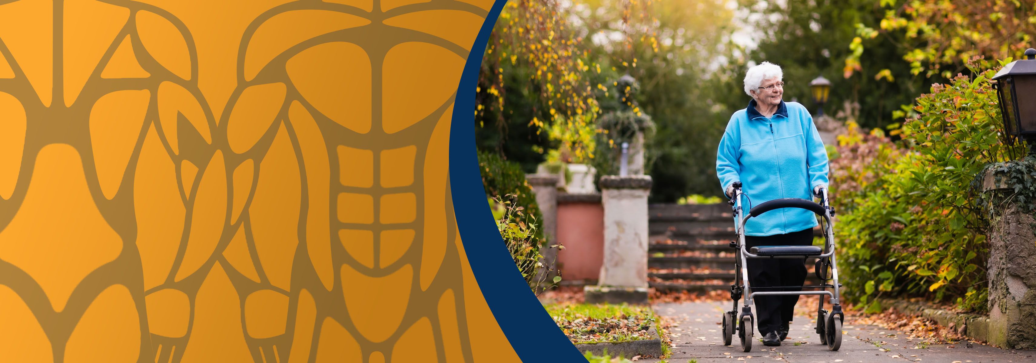 What's a rollator used for and what standards is it supposed to meet