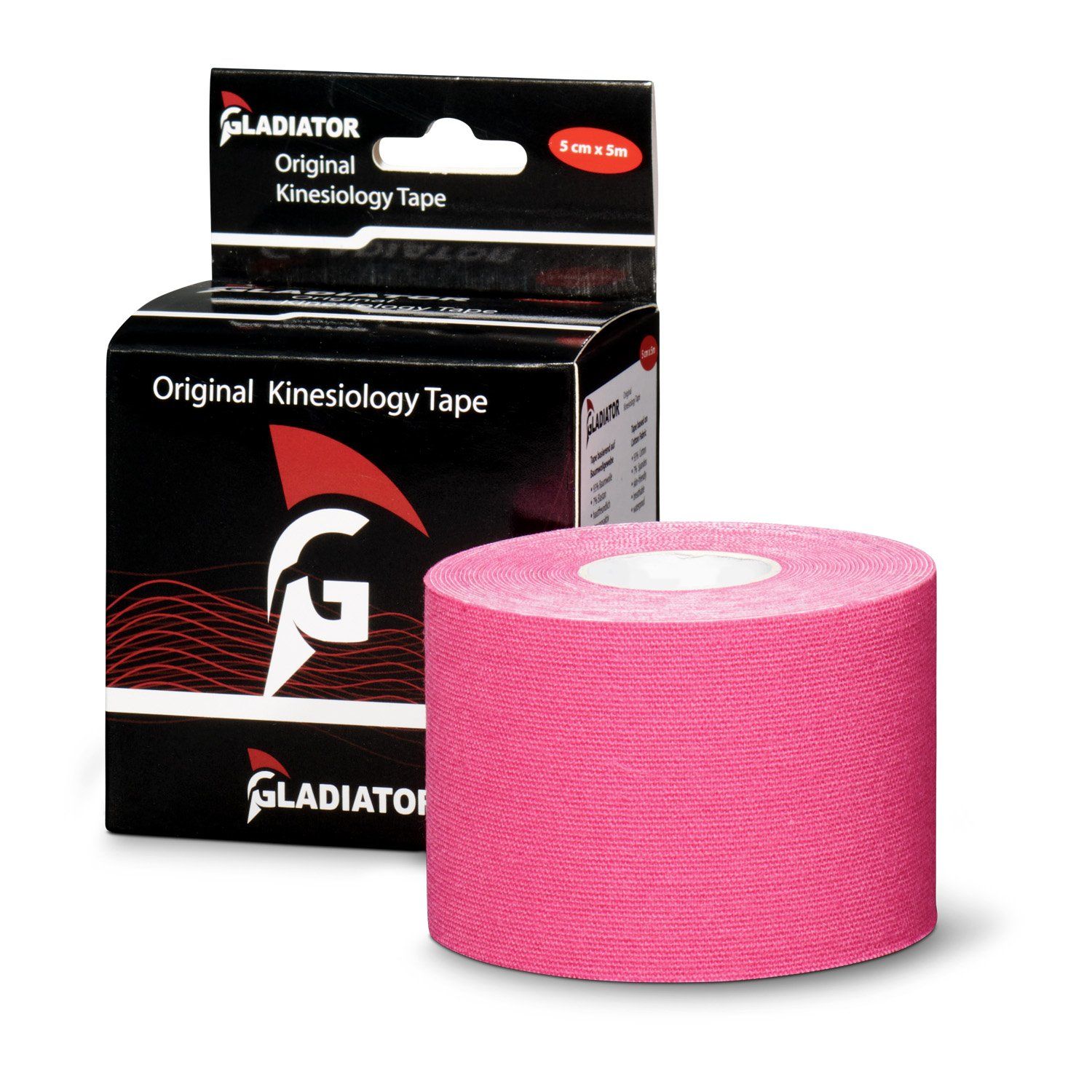 Gladiator Sports Kinesiotape pro rolle rosa