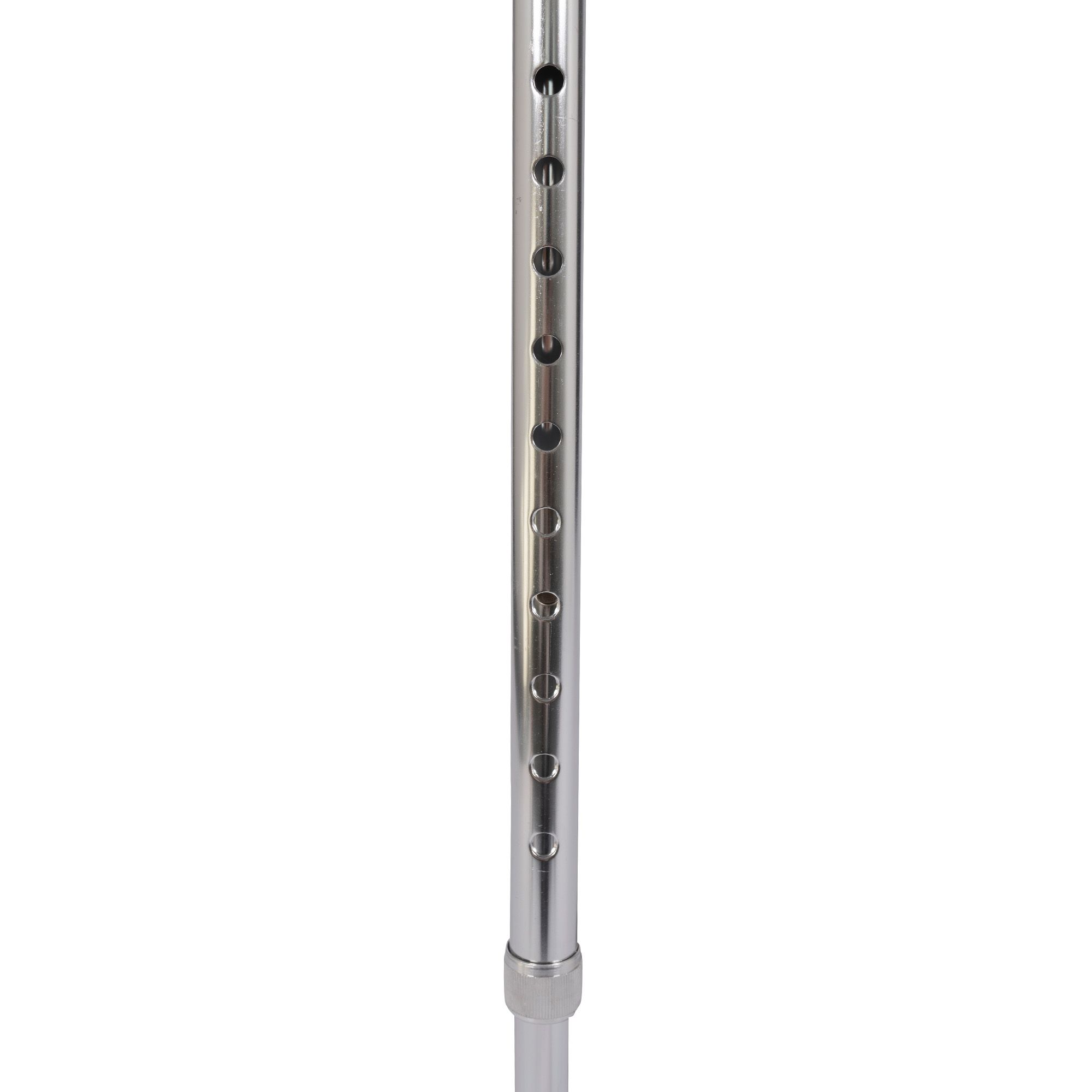 Height adjustability holes of the Medidu Walking Stick Ergonomic Handle - Adjustable