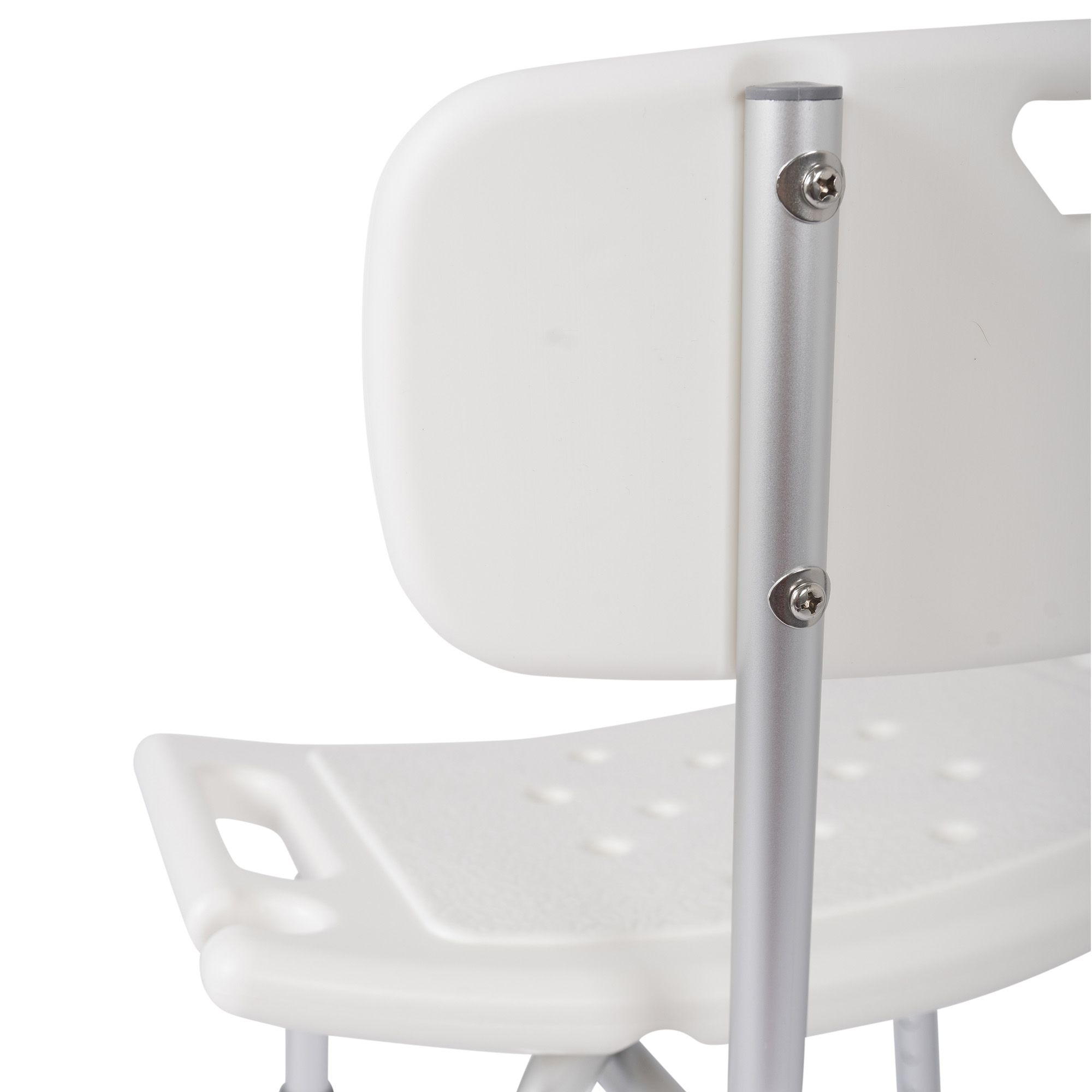 Shower head holder of the Dunimed Shower Chair with Backrest - In Height Adjustable