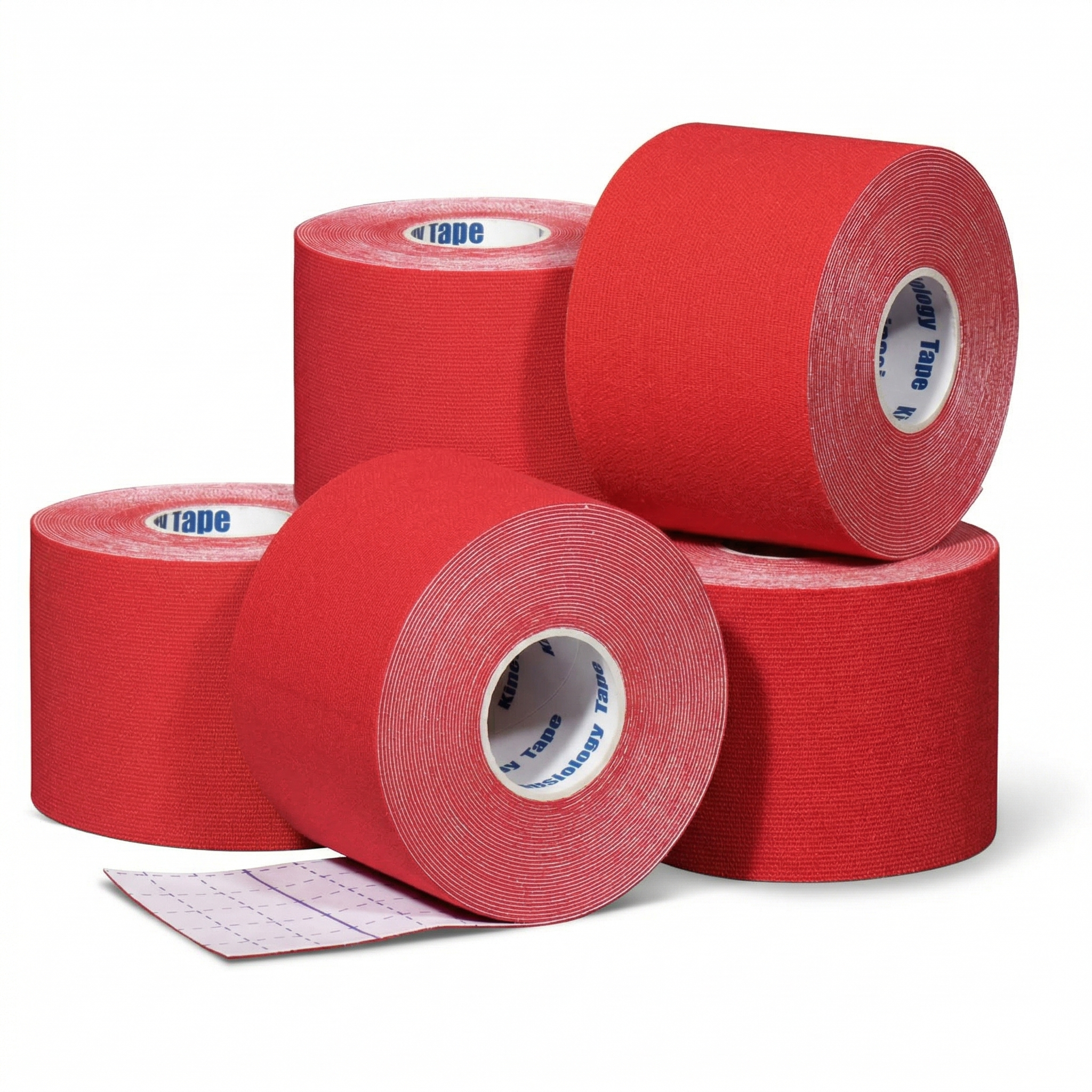 kinesiotape 4 rollen + 1 rolle gratis Rot