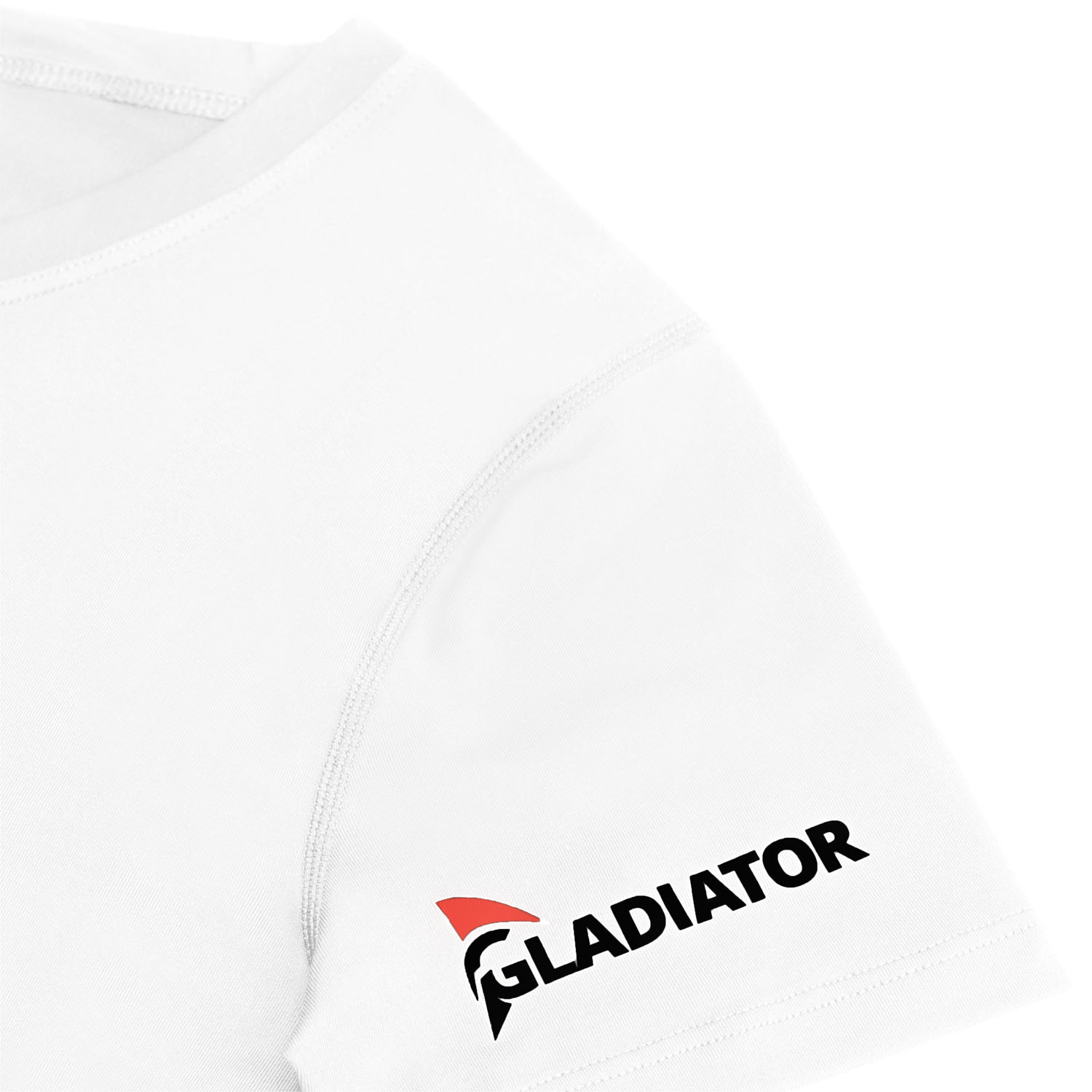 gladiator sports thermal shirt for women in white detail photo logo