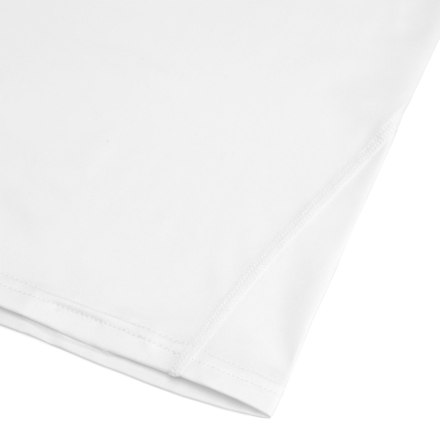 Gladiator Sports Kompressionsshirt – Herren (schwarz und weiß) weiße Taille