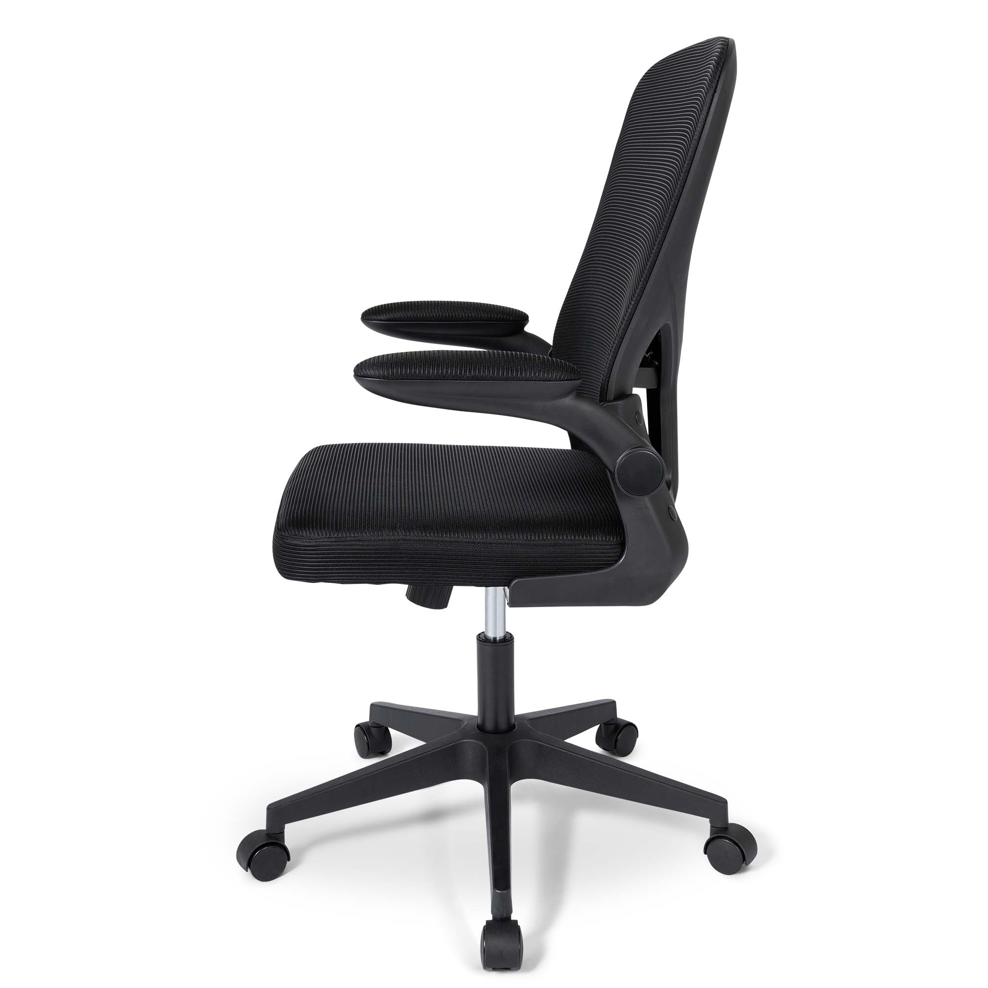 Ergodu Ergonomic Office Chair with Foldable Armrests side