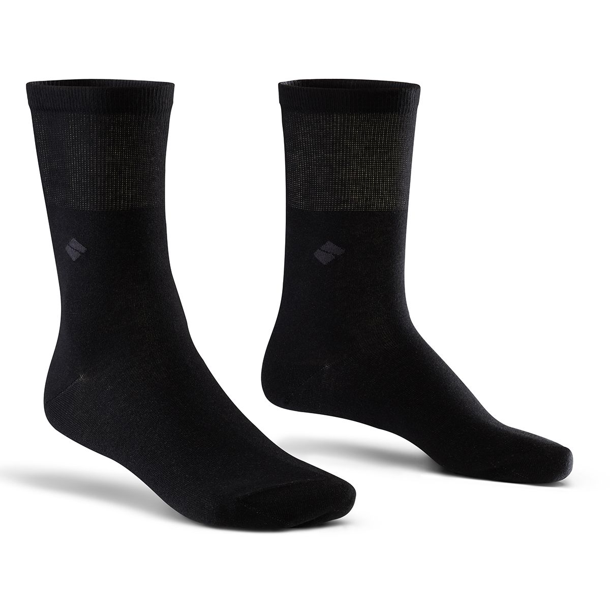 bonnysilver diabetic silver socks in black two socks