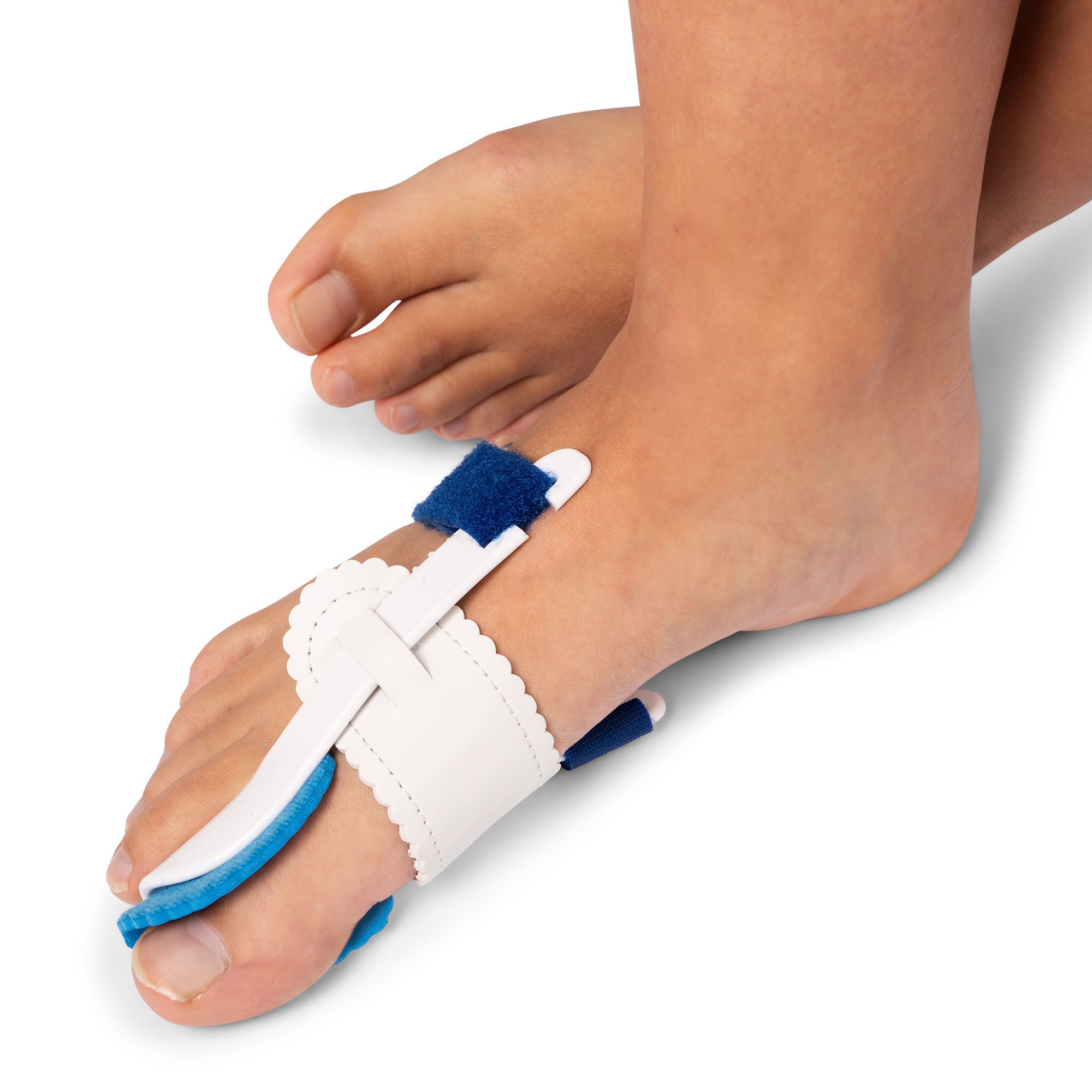 Hallux Valgus Splint - Nightsplint (per piece) worn around right foot inside of foot showing