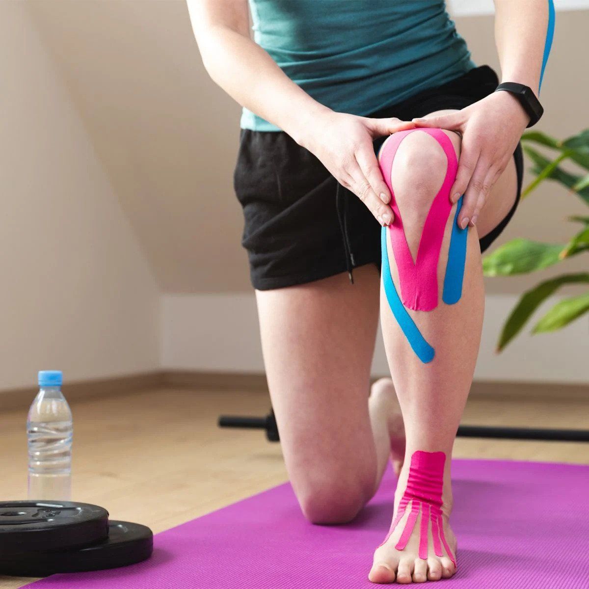 Welchen Zweck hat das Tapen des Knies