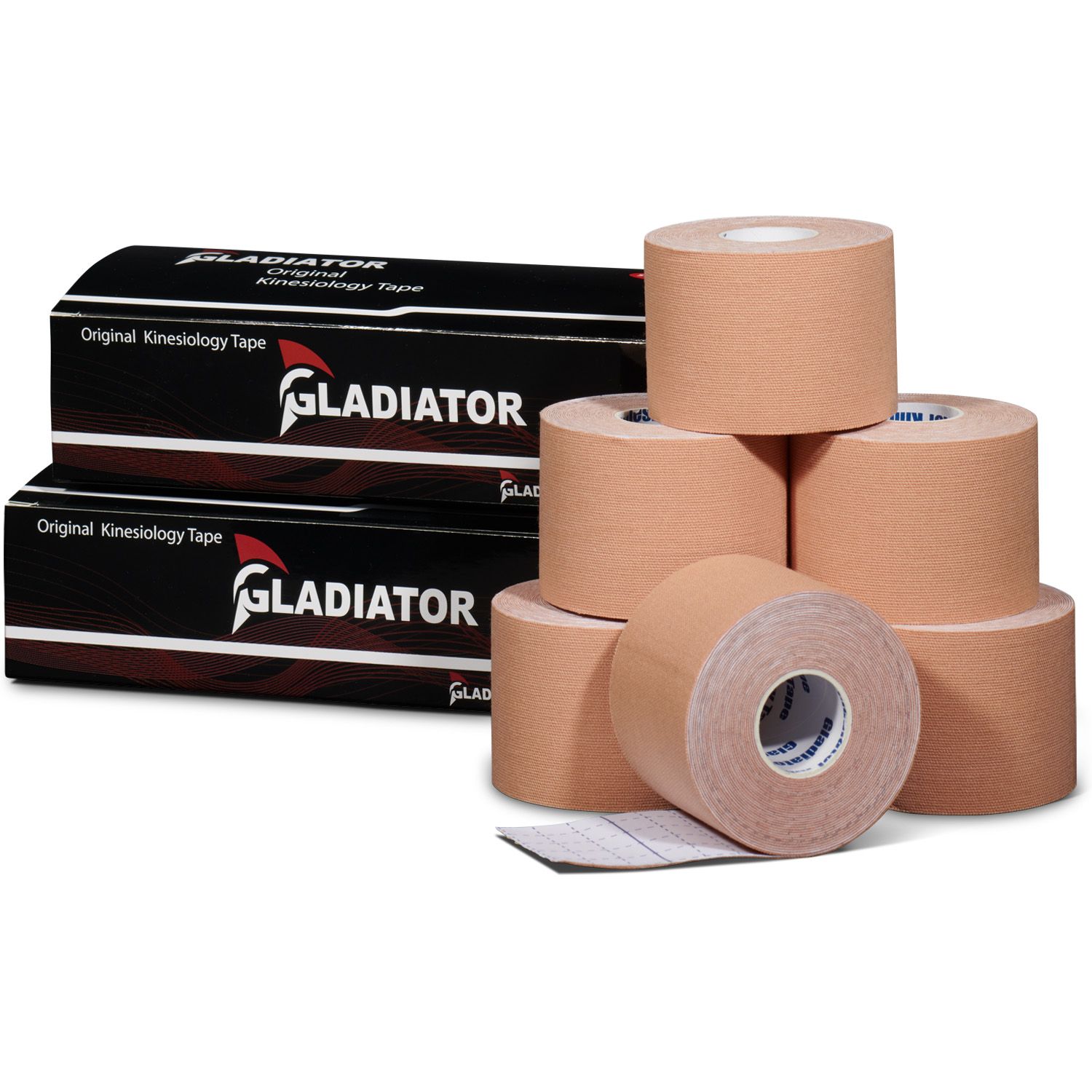 gladiator sports kinesiology tape six rolls for sale beige