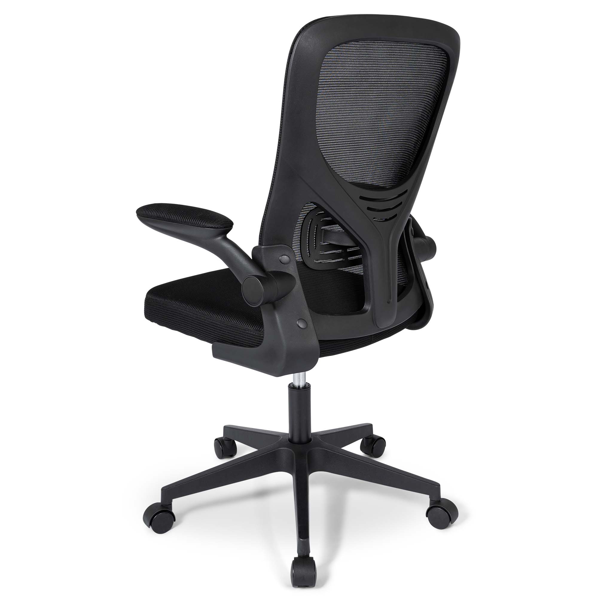 Ergodu Ergonomic Office Chair with Foldable Armrests back view