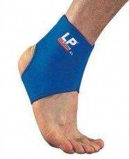 LP Support Ankle Brace worn by person on the right foot