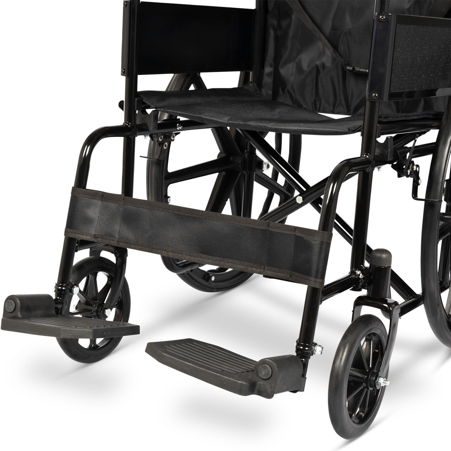 Dunimed Faltbarer leichter Rollstuhl Premium Plus Fußstütze