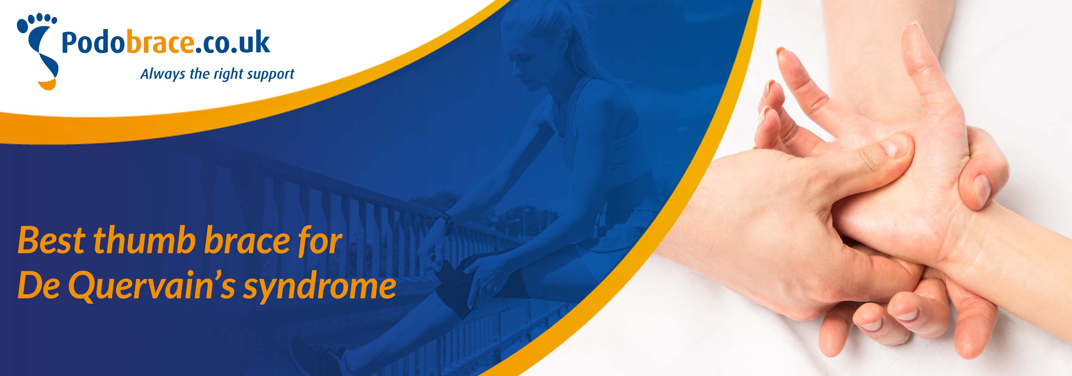 Best thumb brace for De Quervain's syndrome Podobrace.co.uk