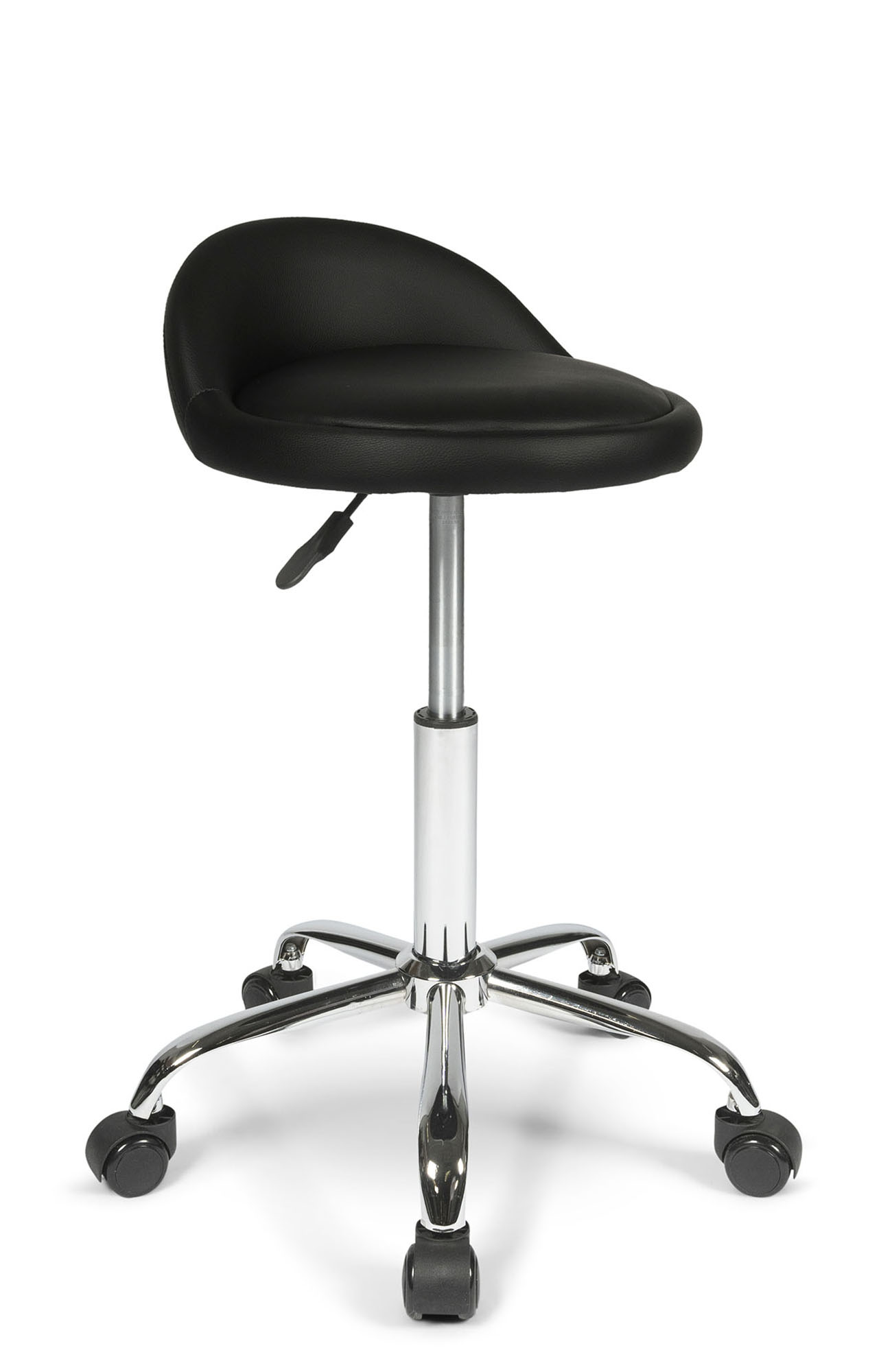 dunimed work stool with wheels and backrest for sale
