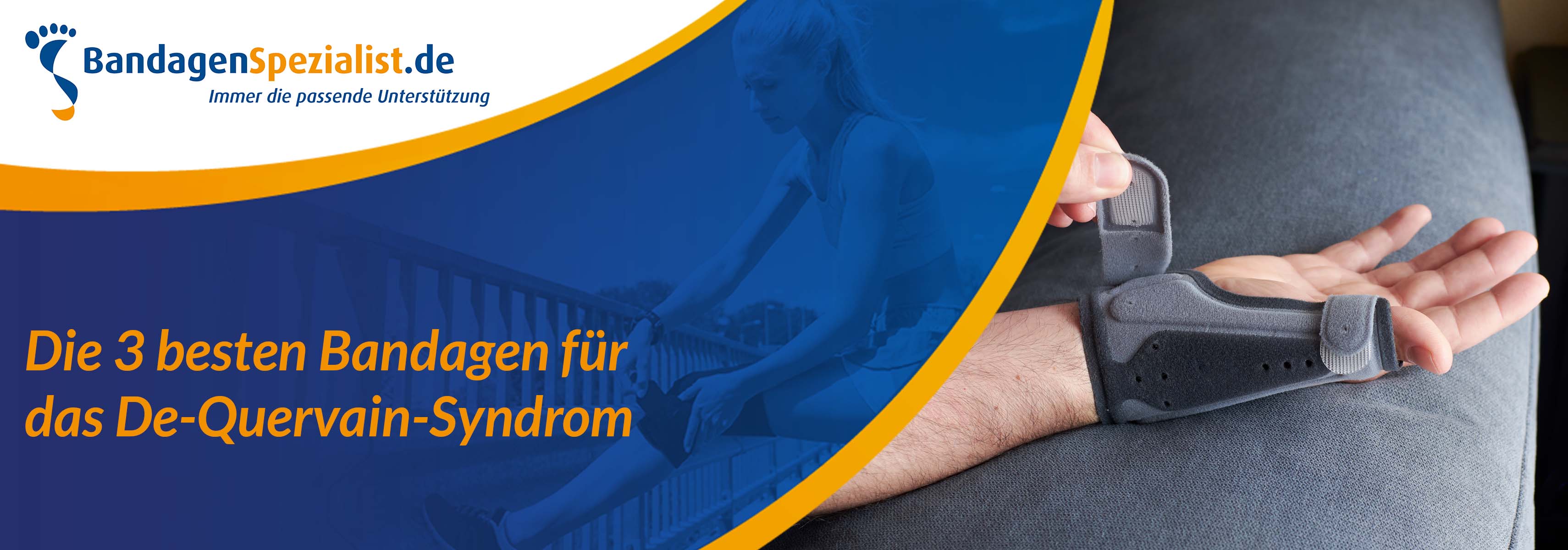 Die 3 besten Bandagen für das De-Quervain-Syndrom