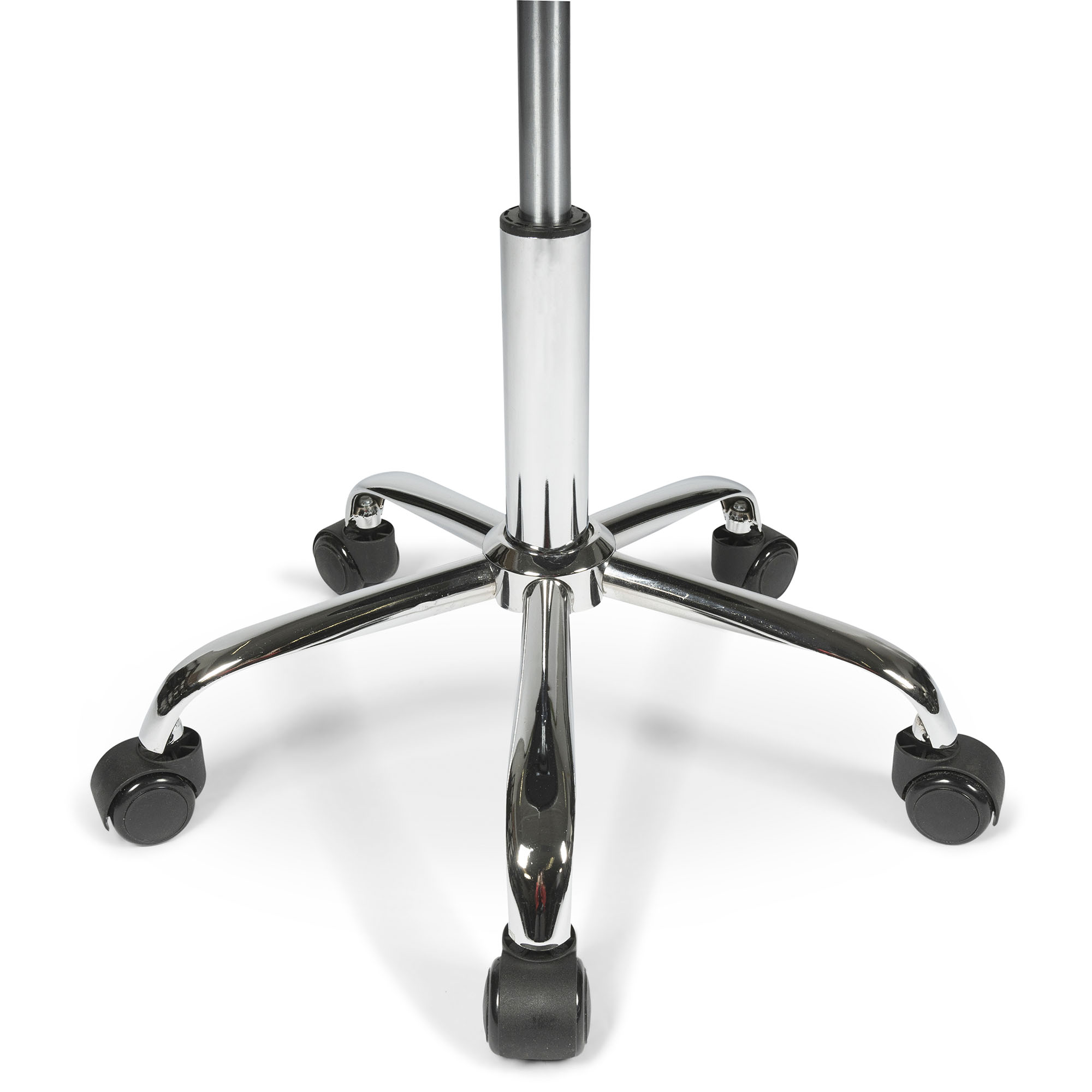 dunimed work stool with wheels and backrest handle