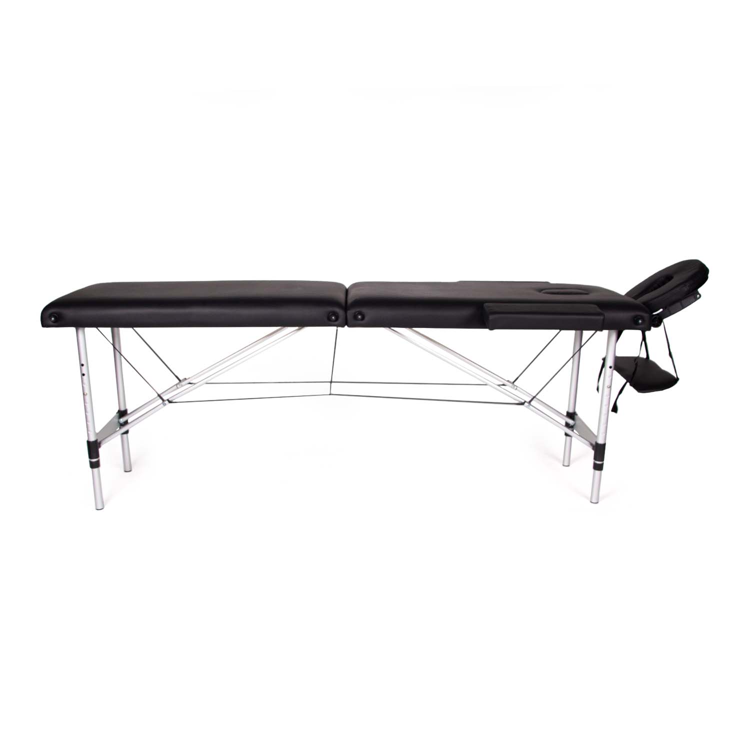 dunimed massage table aluminium unfolded