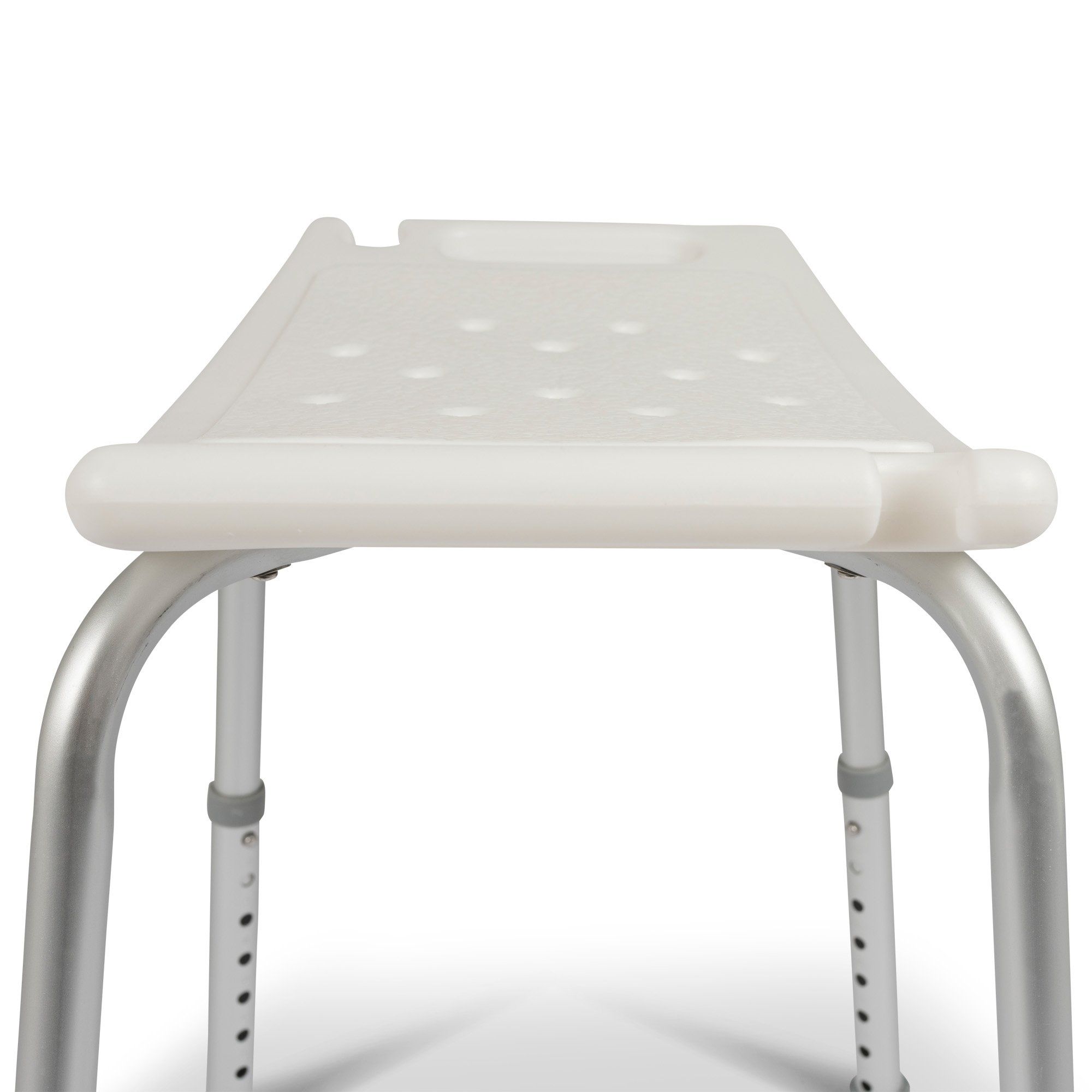 Side view of the Dunimed Shower Chair - In Height Adjustable