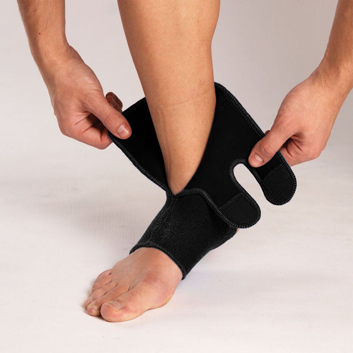 LP Support Ankle Support worn on right foot by person