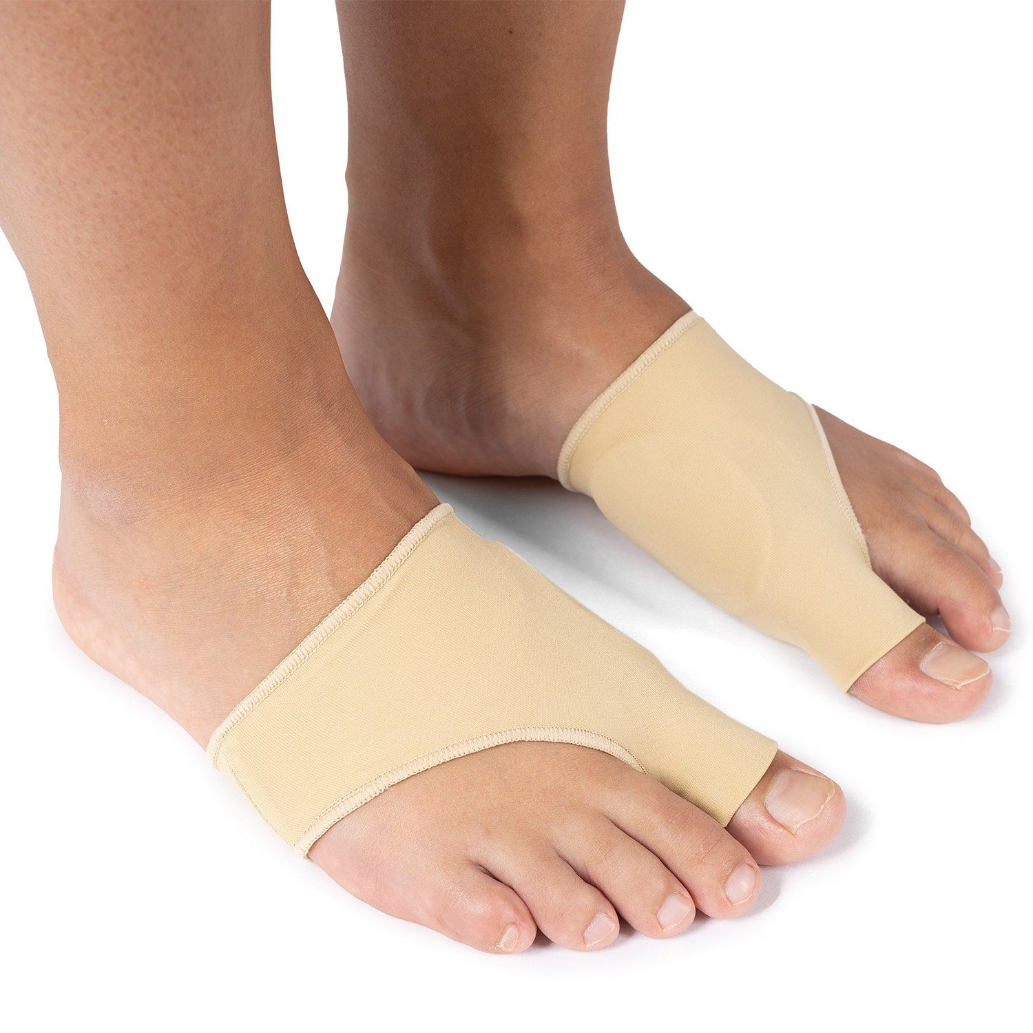 Oblique view of the Solelution Hallux Valgus Gel Bunion Sock