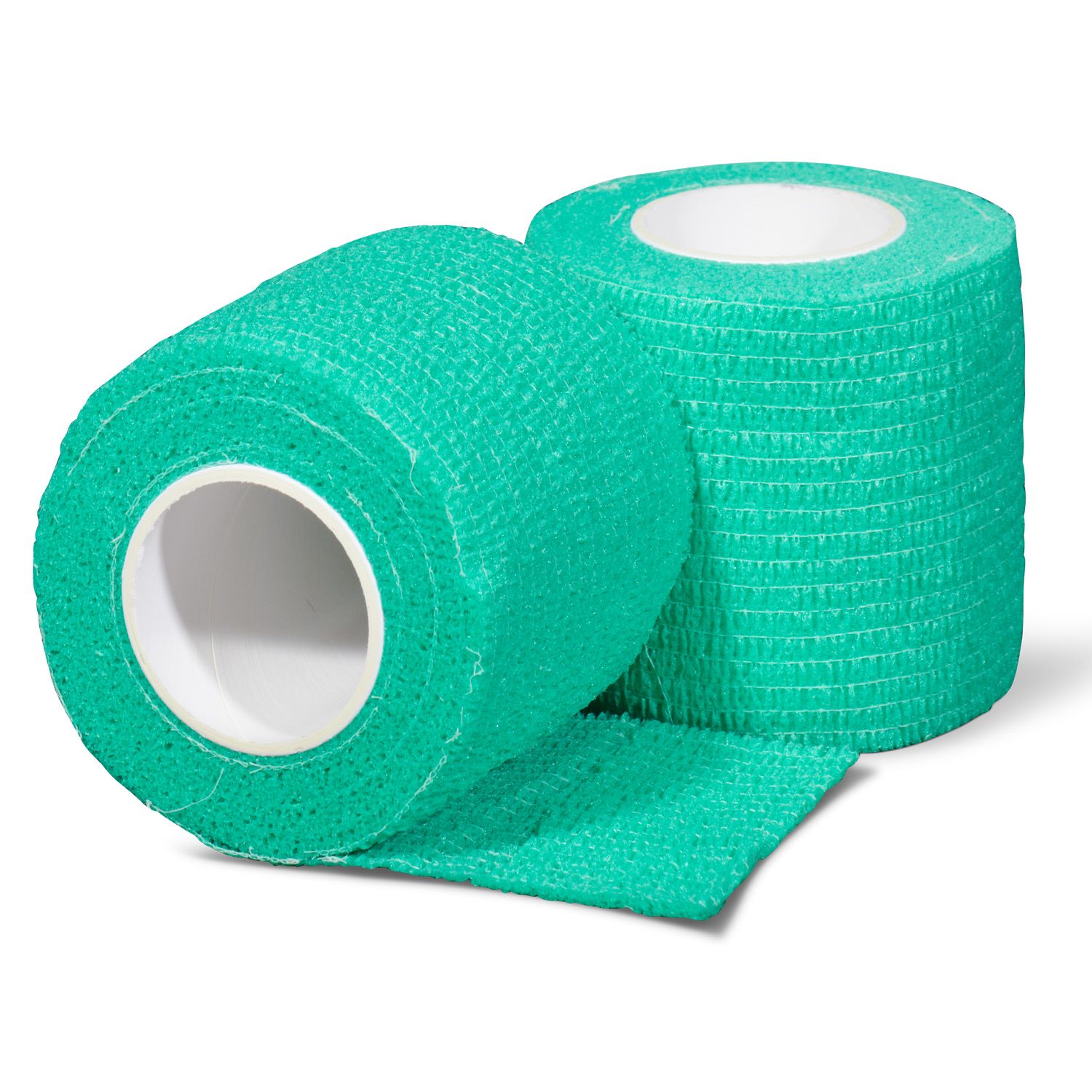 gladiator sports underwrap bandage per roll green frond and back view